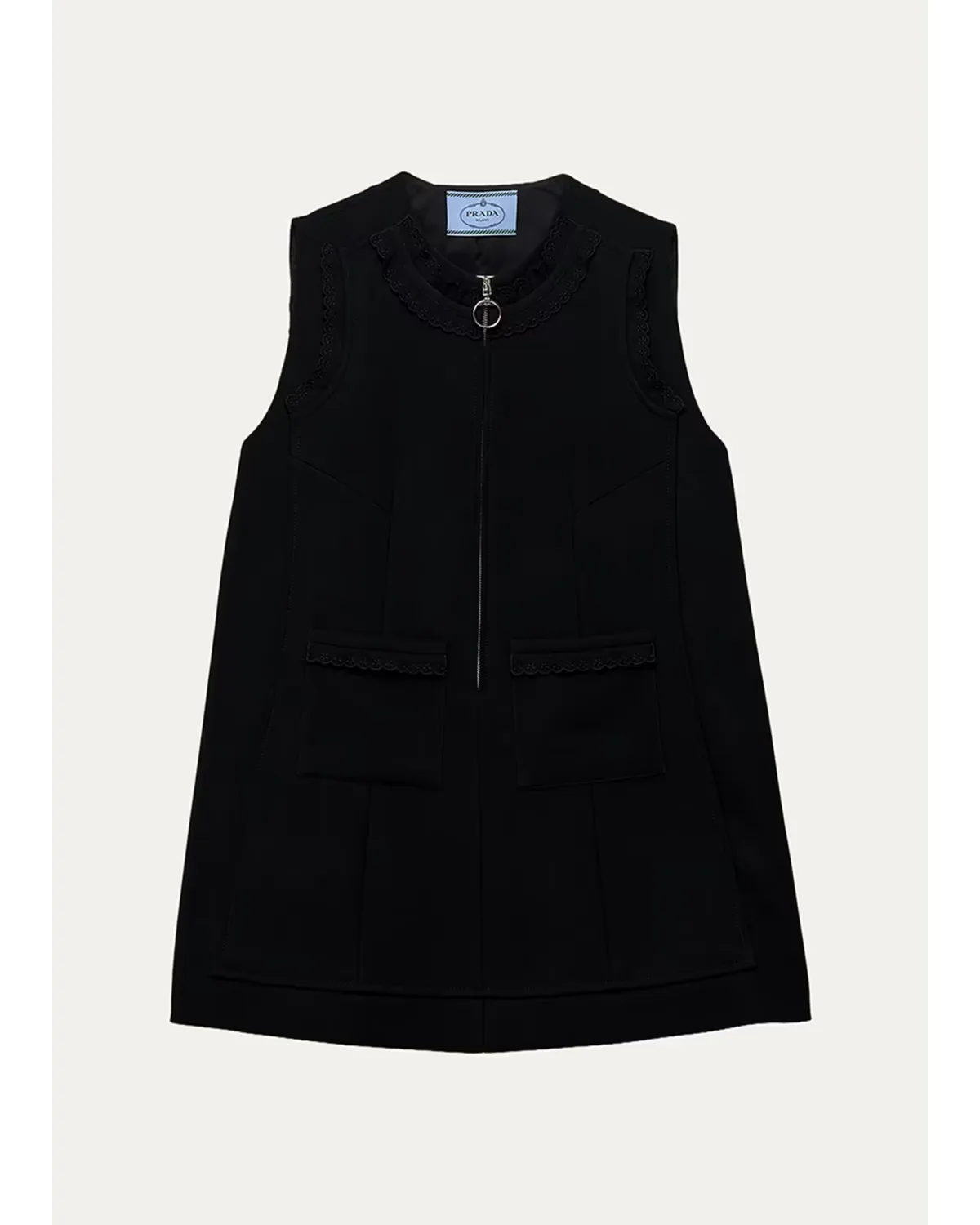 Wool A-Line Mini Dress by Prada