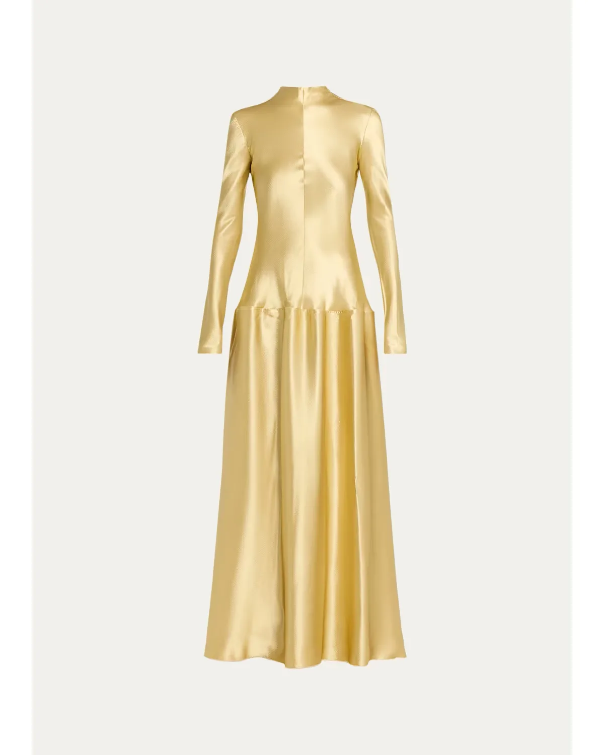 Mila Satin Drop-Waist Dress by FForme