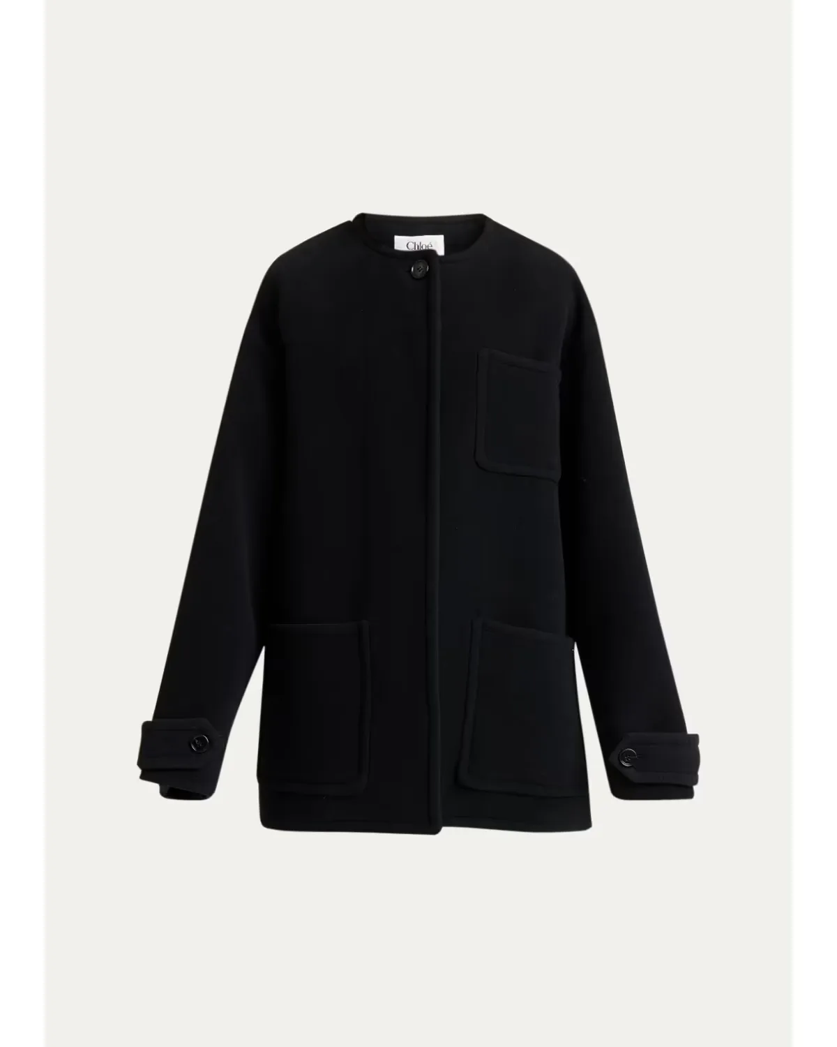 Virgin Wool Coat by Chloé