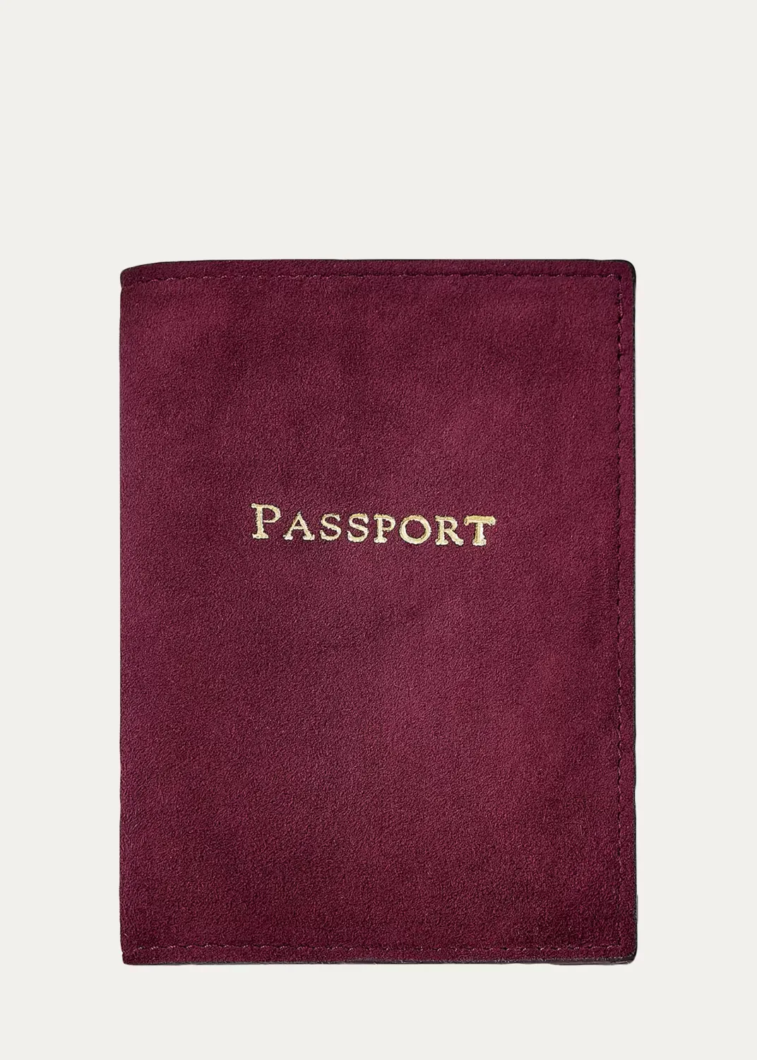 Suede Passport Holder by Graphic Image