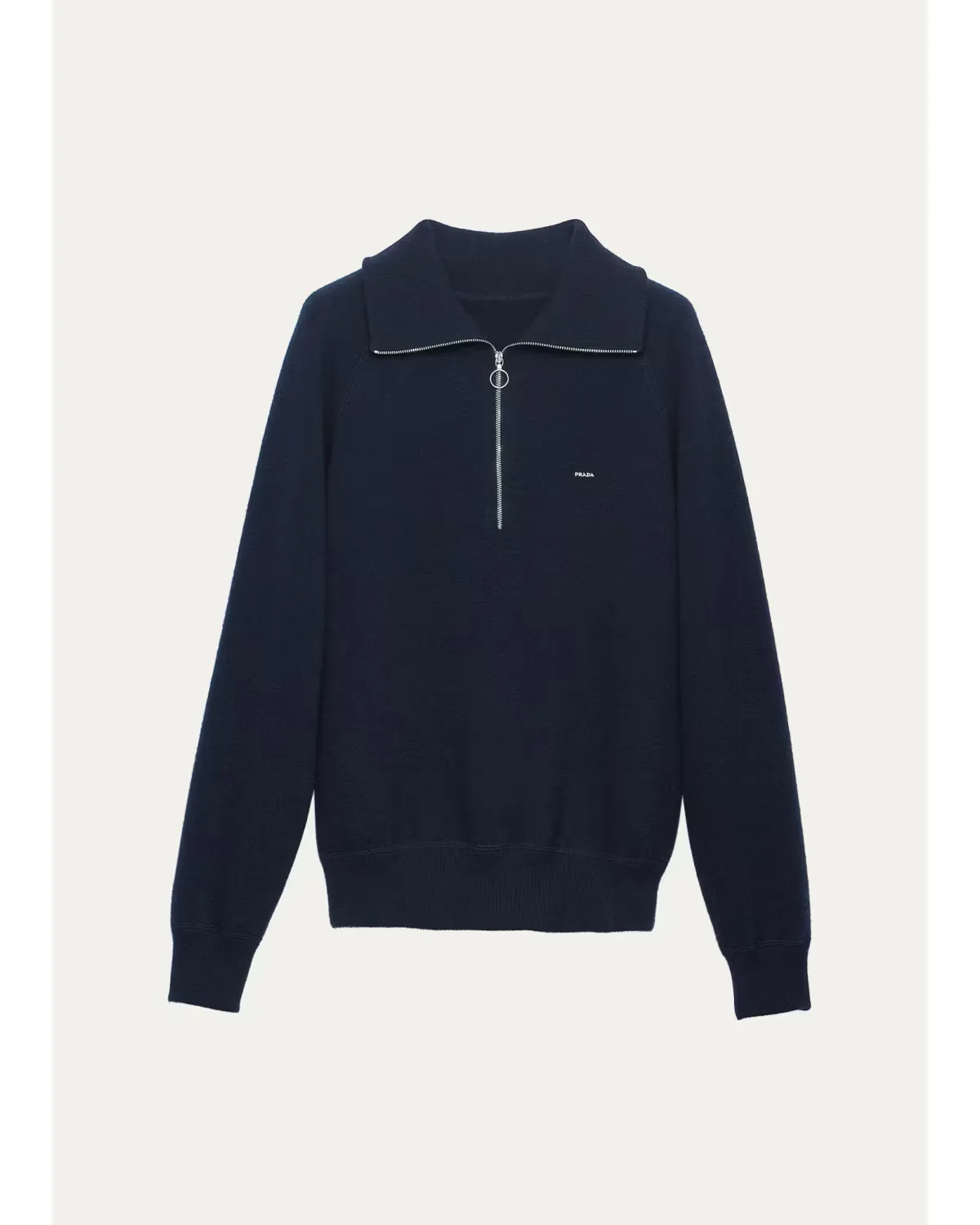 Wool and Cashmere Polo Sweater by Prada