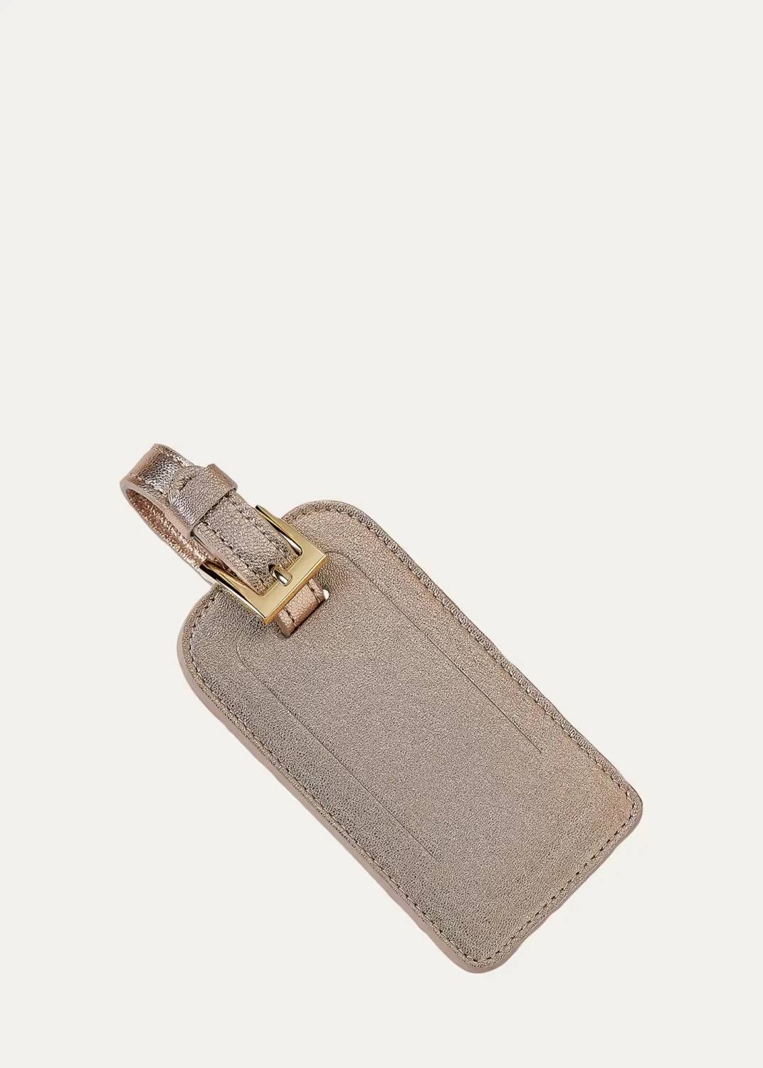 Metallic Leather Luggage Tag by Graphic Image