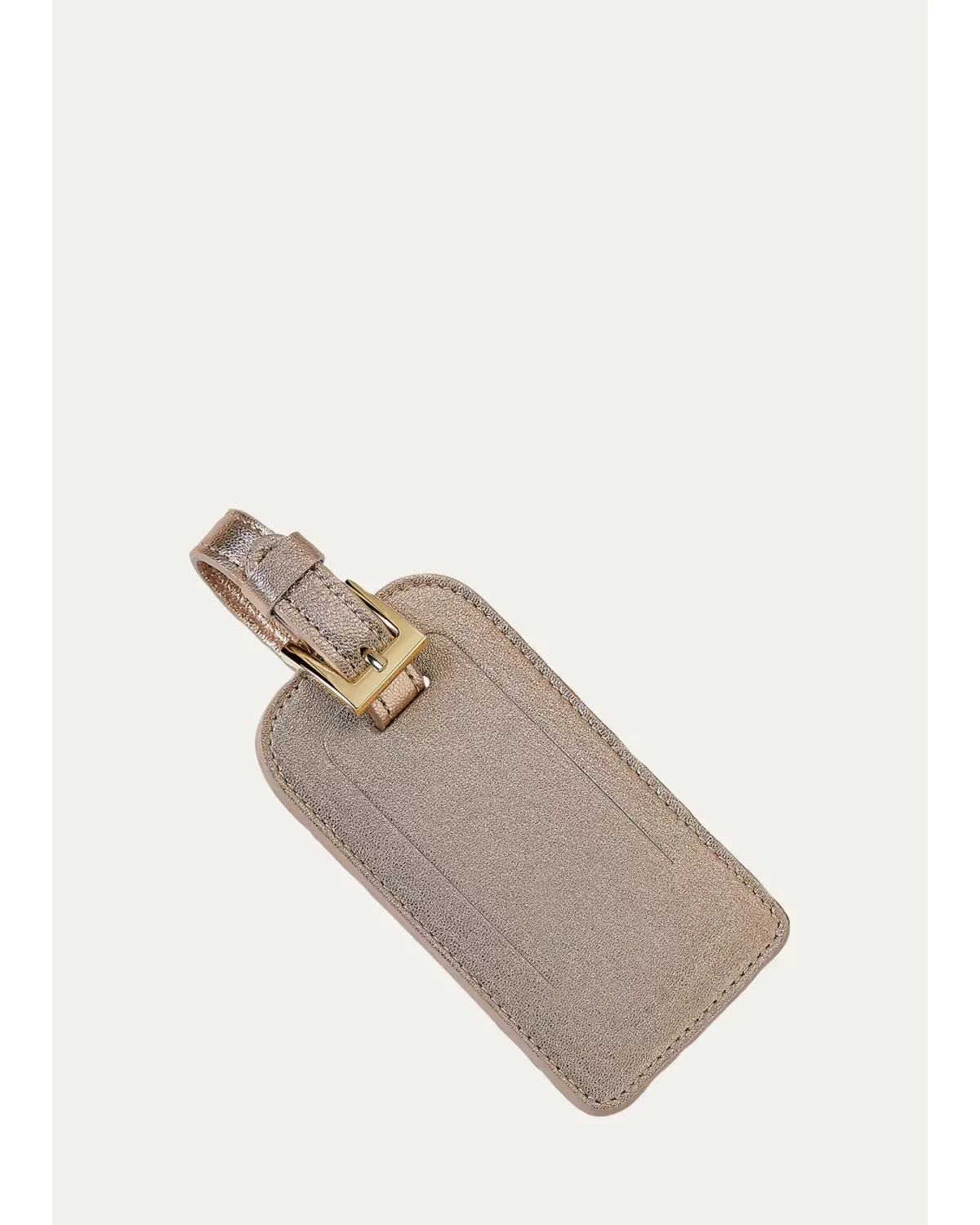 Metallic Leather Luggage Tag by Graphic Image