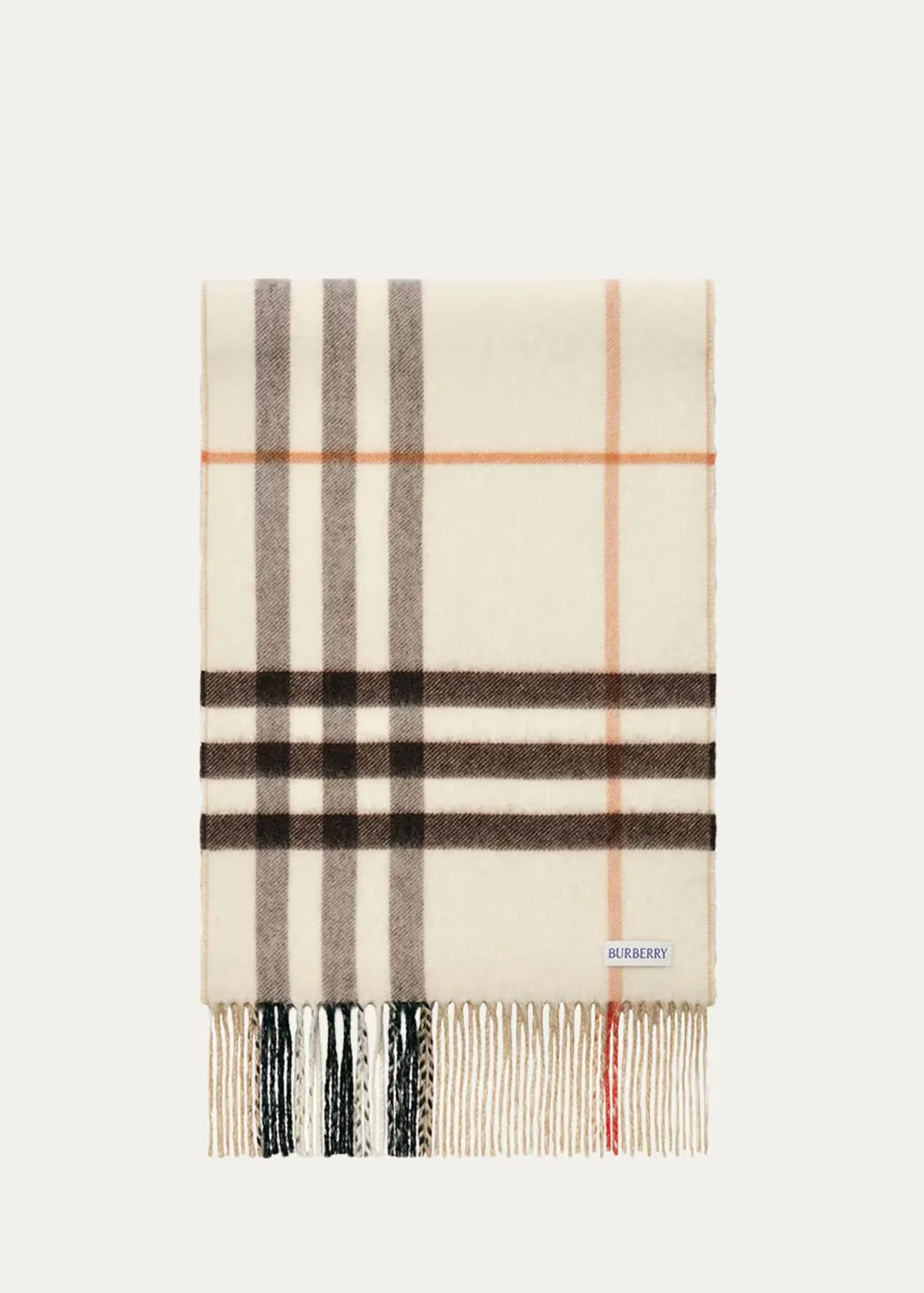 Check Cashmere Scarf