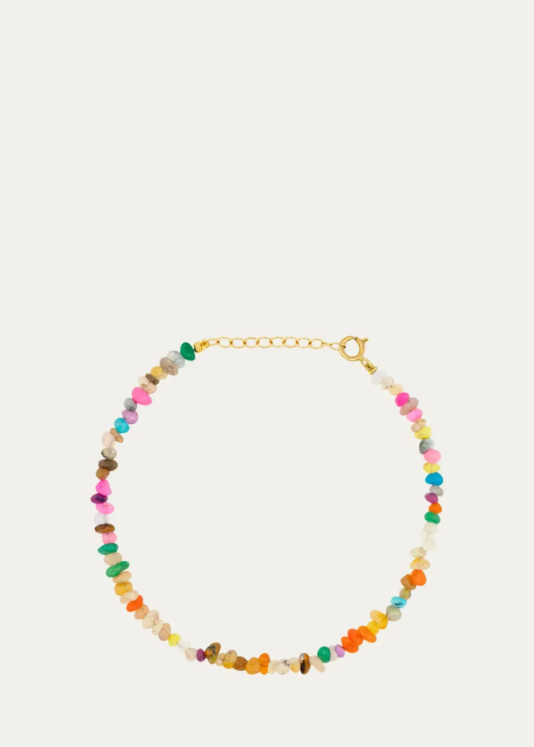14K Yellow Gold & Rainbow Opal Bracelet by JIA JIA