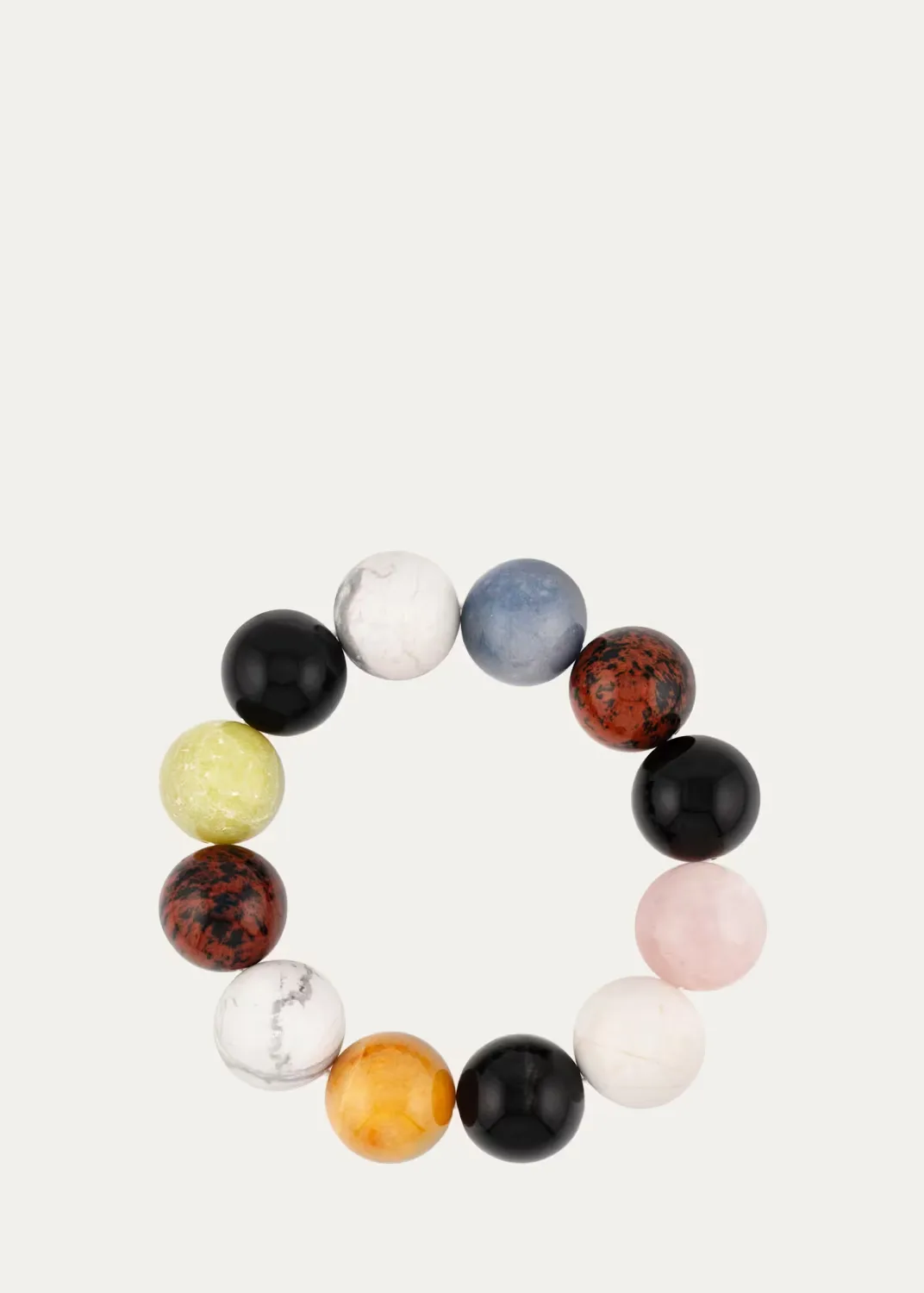 Oracle Multi Gemstone Jumbo Sphere Bracelet