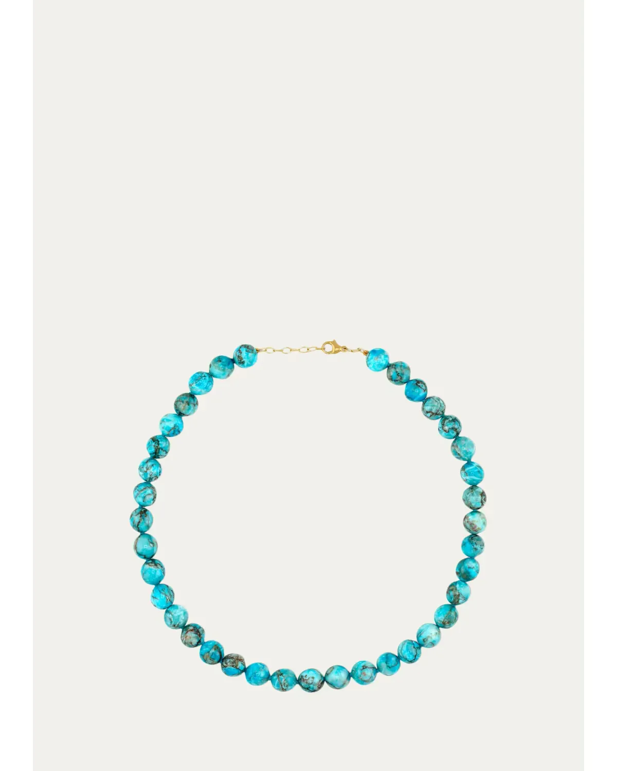 14K Yellow Gold & Turquoise Jumbo Beaded Bracelet by JIA JIA