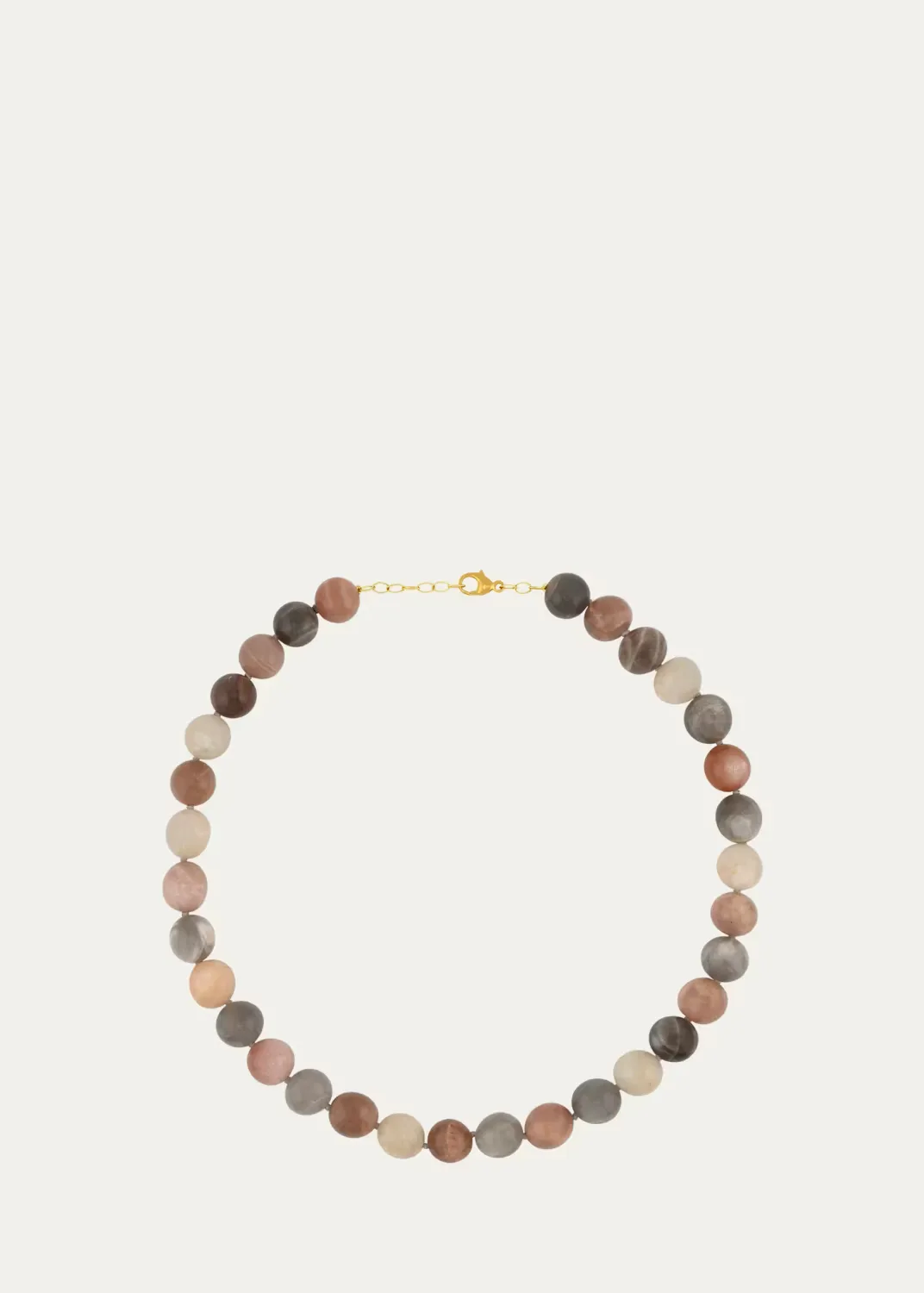 14K Yellow Gold Beaded Necklace by JIA JIA