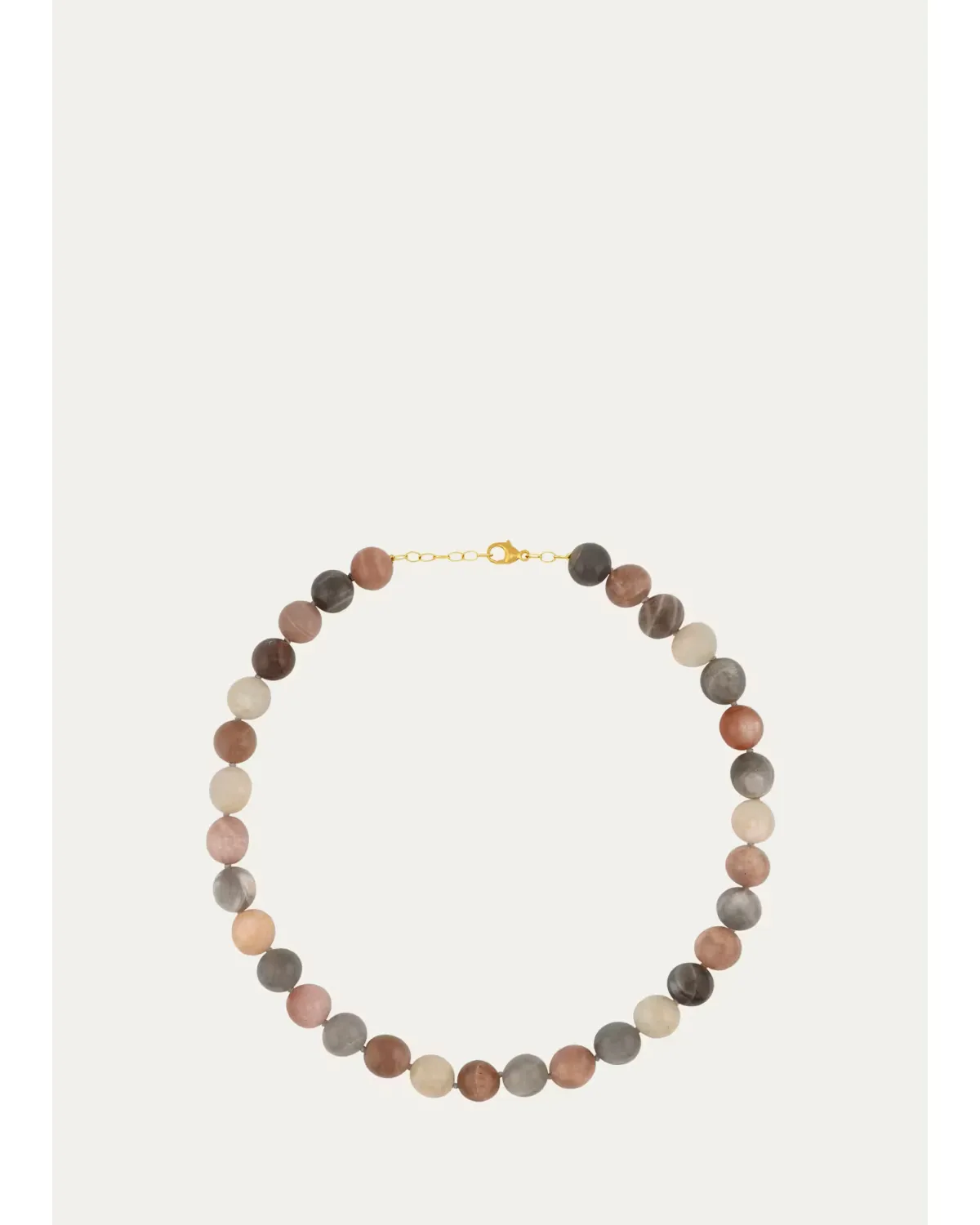 14K Yellow Gold Beaded Necklace by JIA JIA