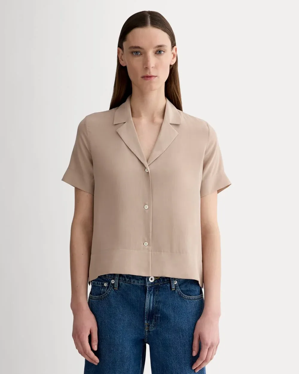 Notch Shirt, Washable Silk by Everlane