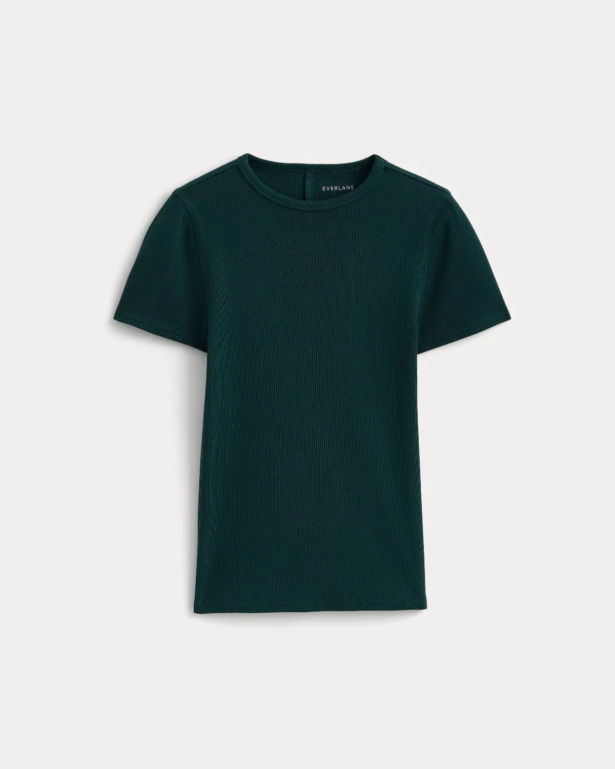 Effortless Rib Short-Sleeve Crew, Cotton by Everlane