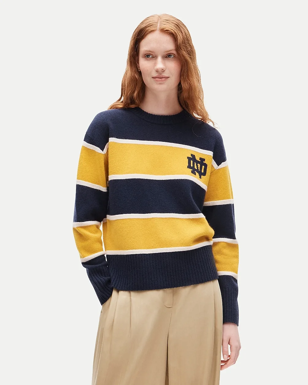 47 x J.Crew Vintage Wool Notre Dame Sweater by J.Crew