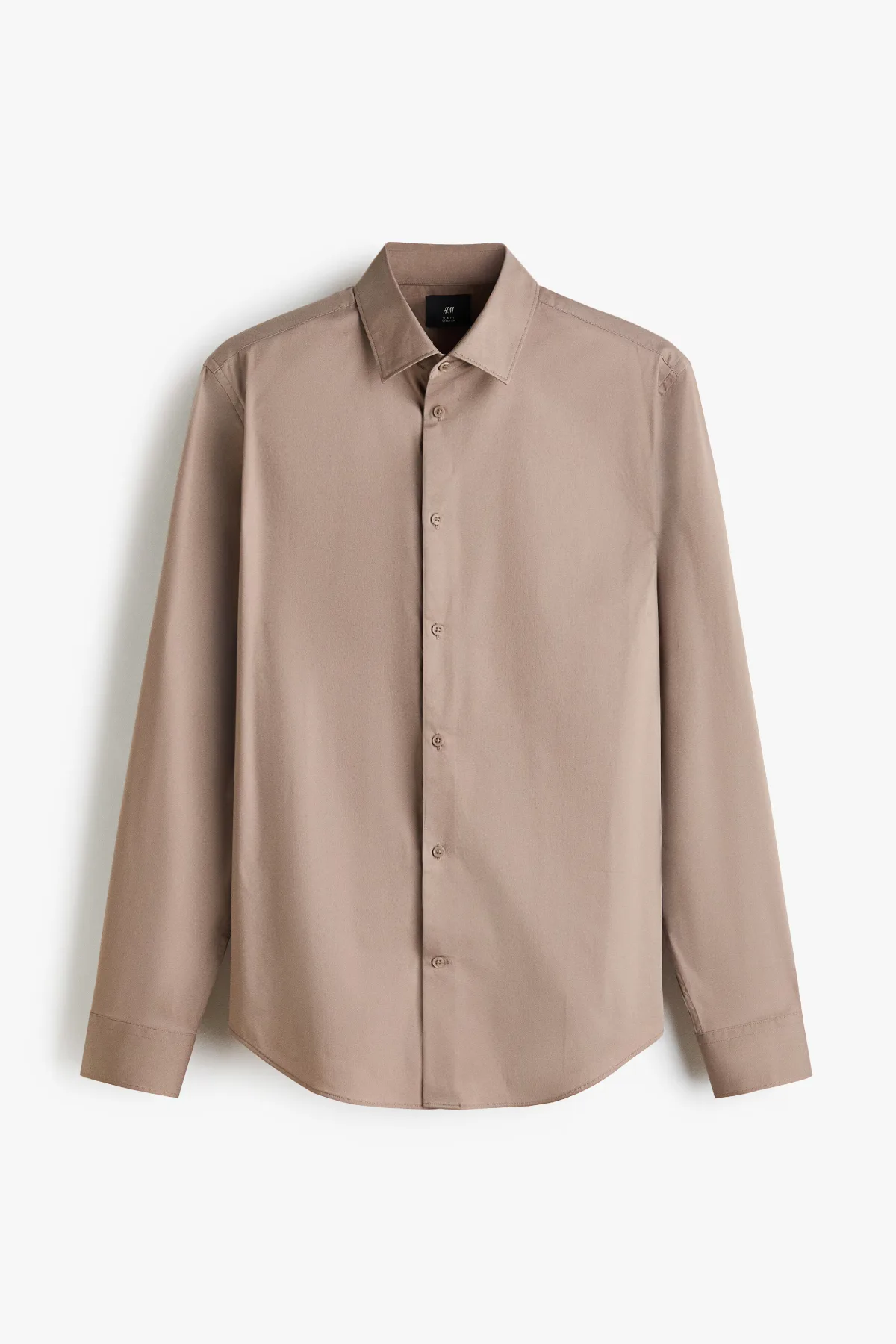 Slim-Fit Stretch Shirt by H&M