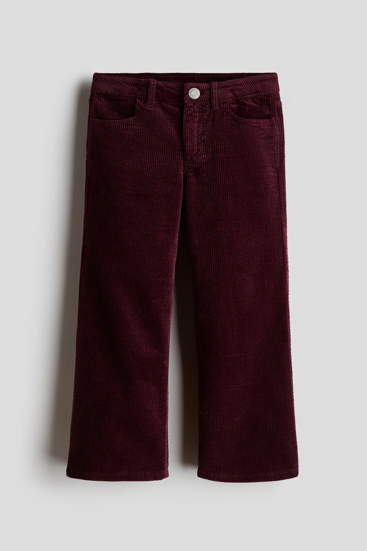 Wide-Leg Cotton Corduroy Pants by H&M