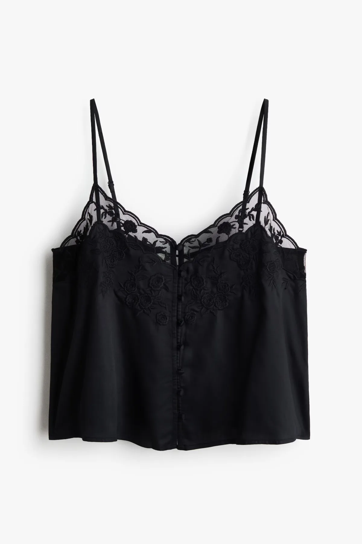 Embroidered-Detail Camisole Top by H&M