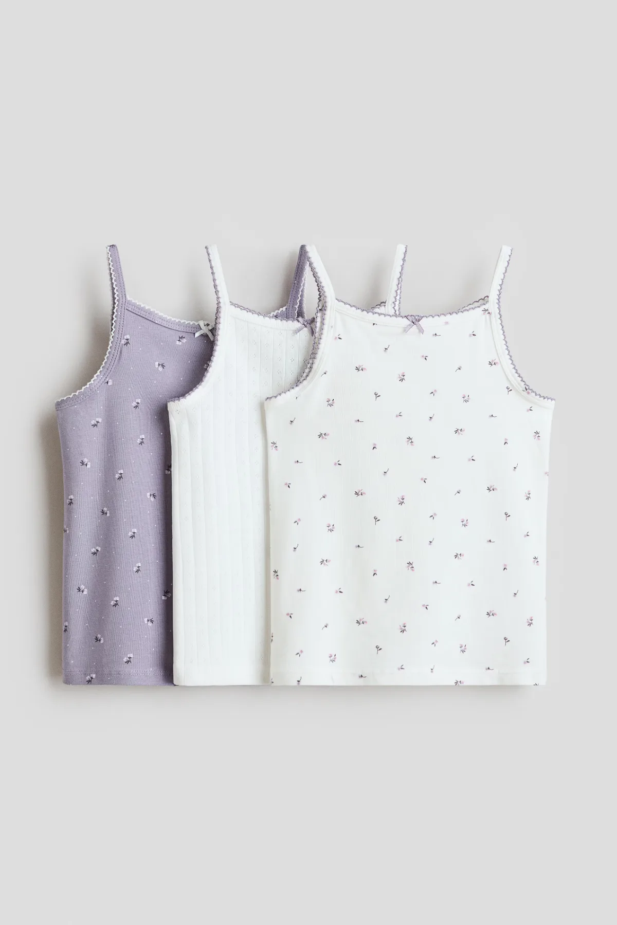 3-Pack Cotton Tank Tops by H&M