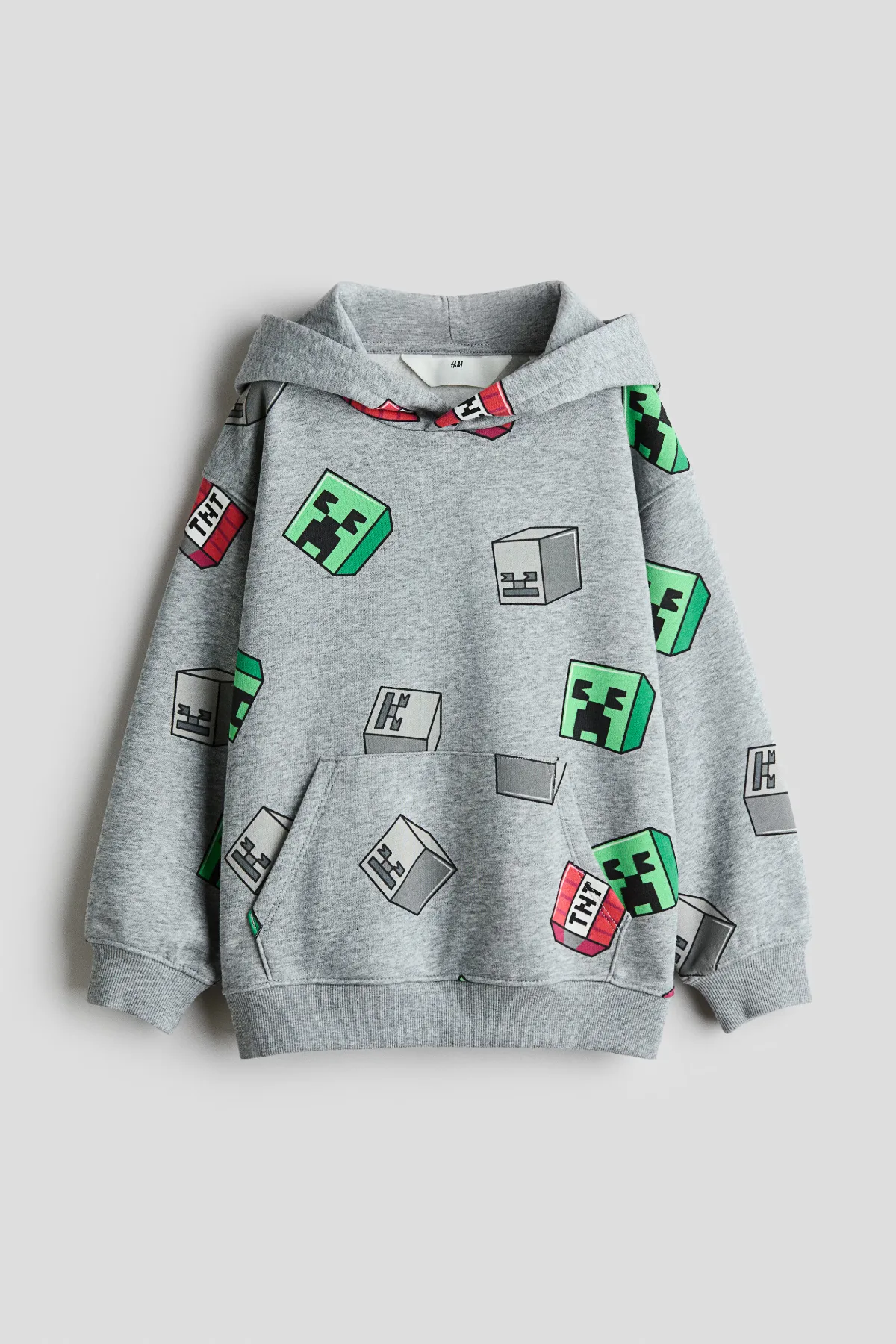 Printed Brushed-Inside Hoodie by H&M