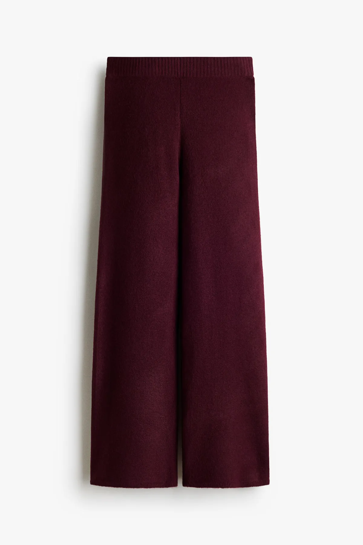 Wide-Leg Knit Pants