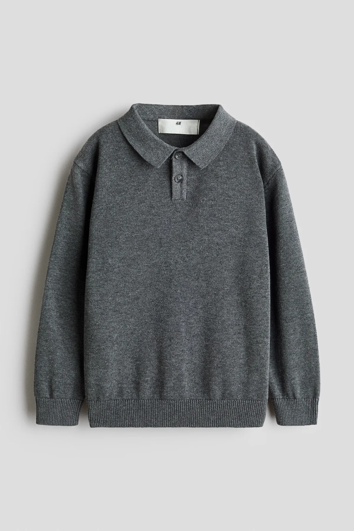 Cotton Polo Sweater by H&M