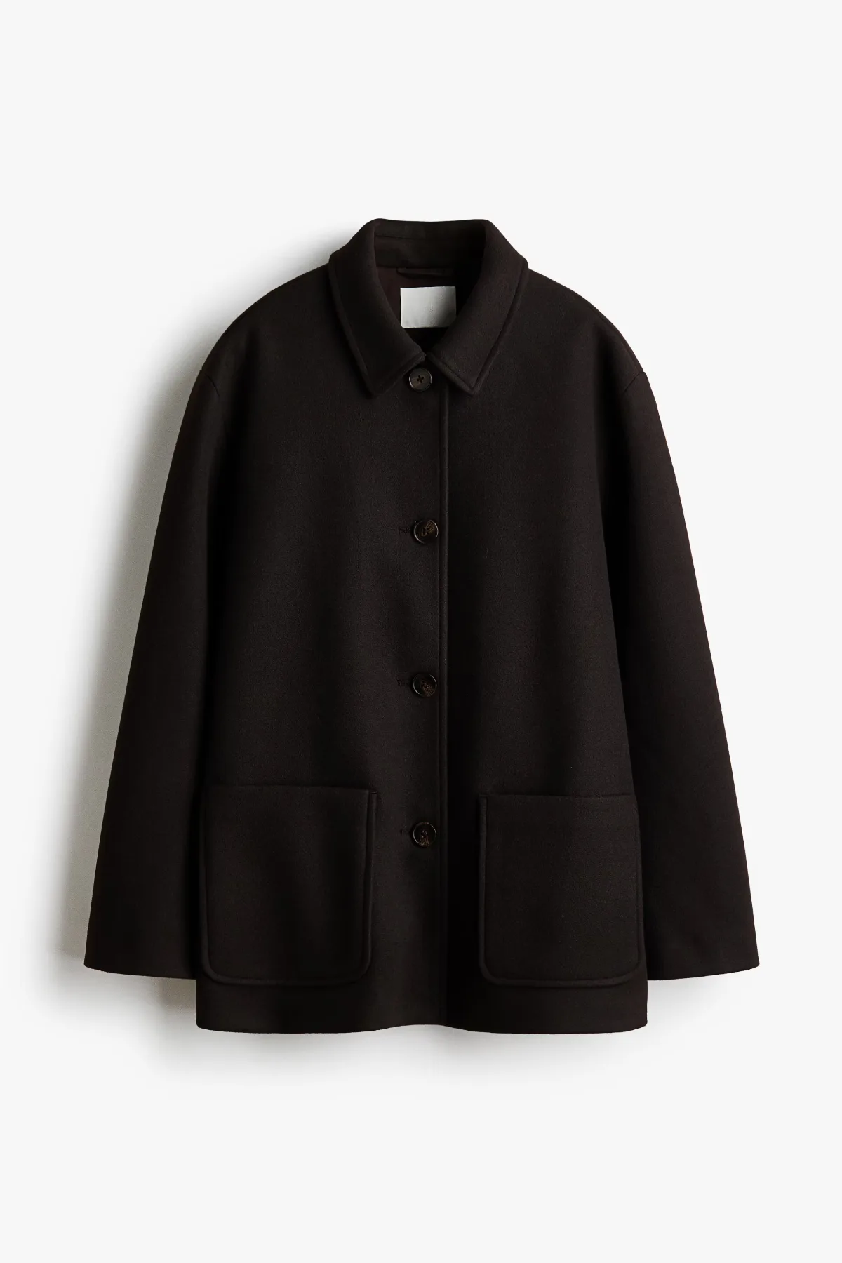 Oversized Scarf-Detail Coat by H&M