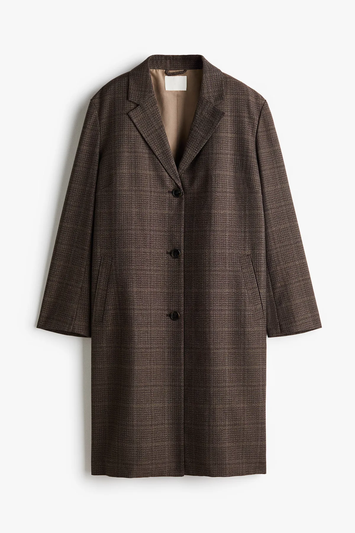 Oversized Single-Breasted Coat by H&M