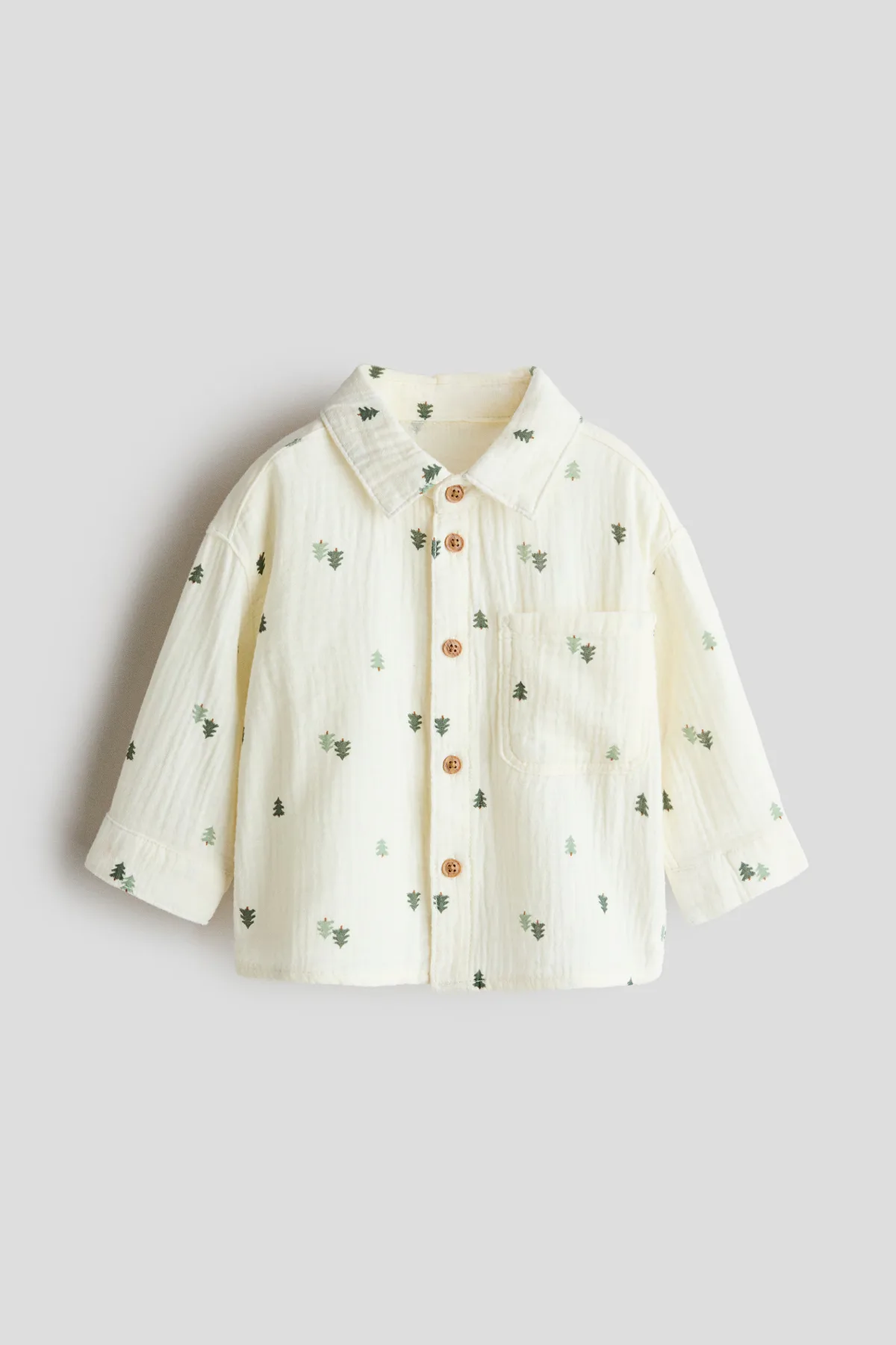 Cotton Muslin Shirt by H&M