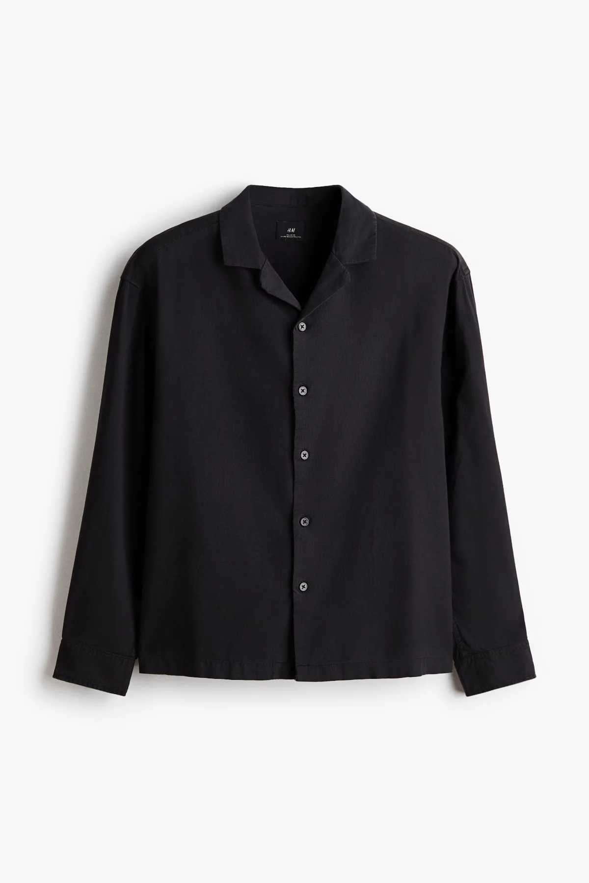 Relaxed-Fit Long-Sleeved Cotton Resort Shirt by H&M