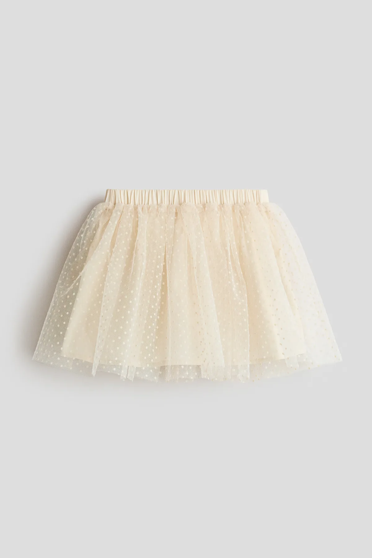 Flock-Print Tulle Skirt by H&M