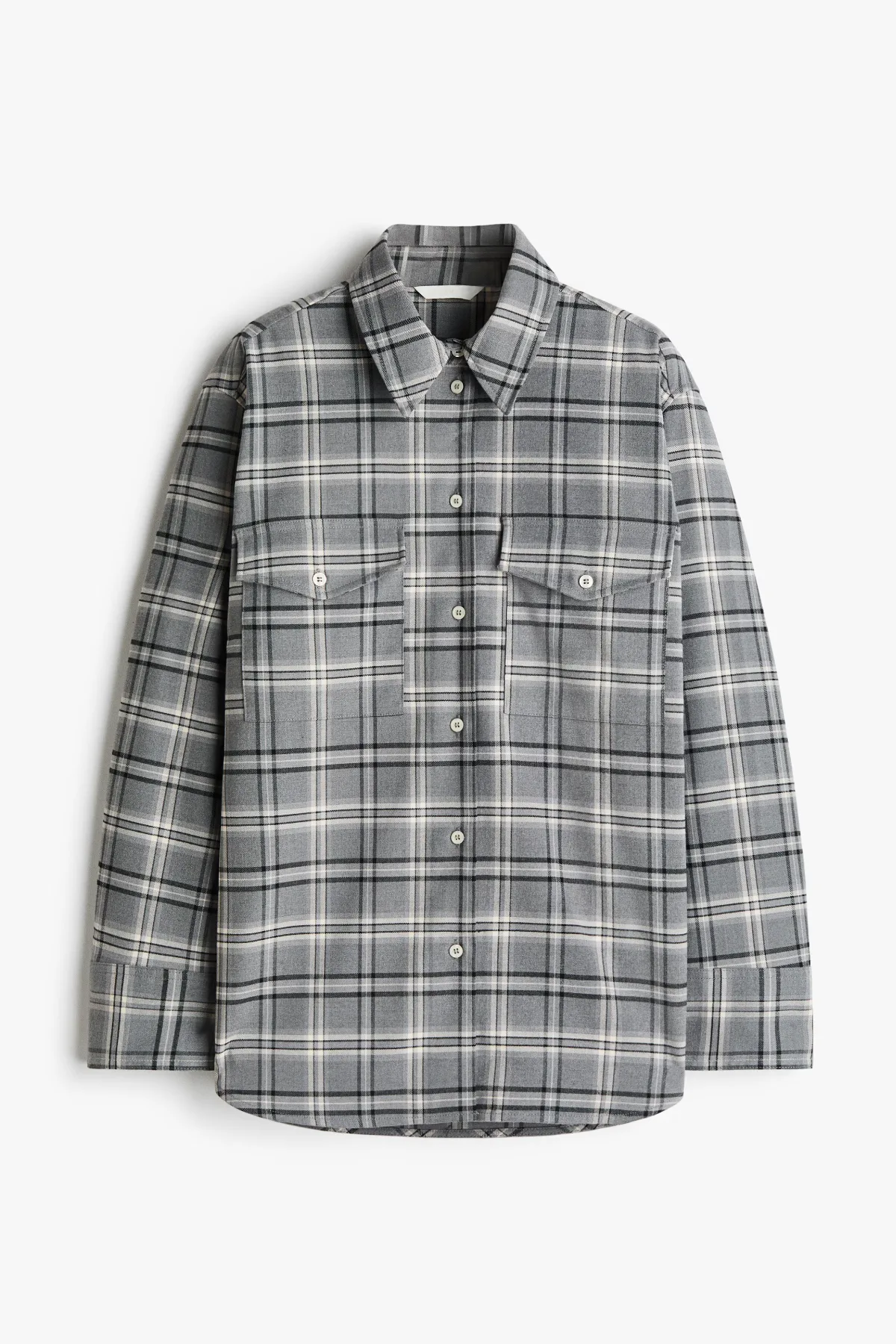 Oversized Flannel Shirt by H&M