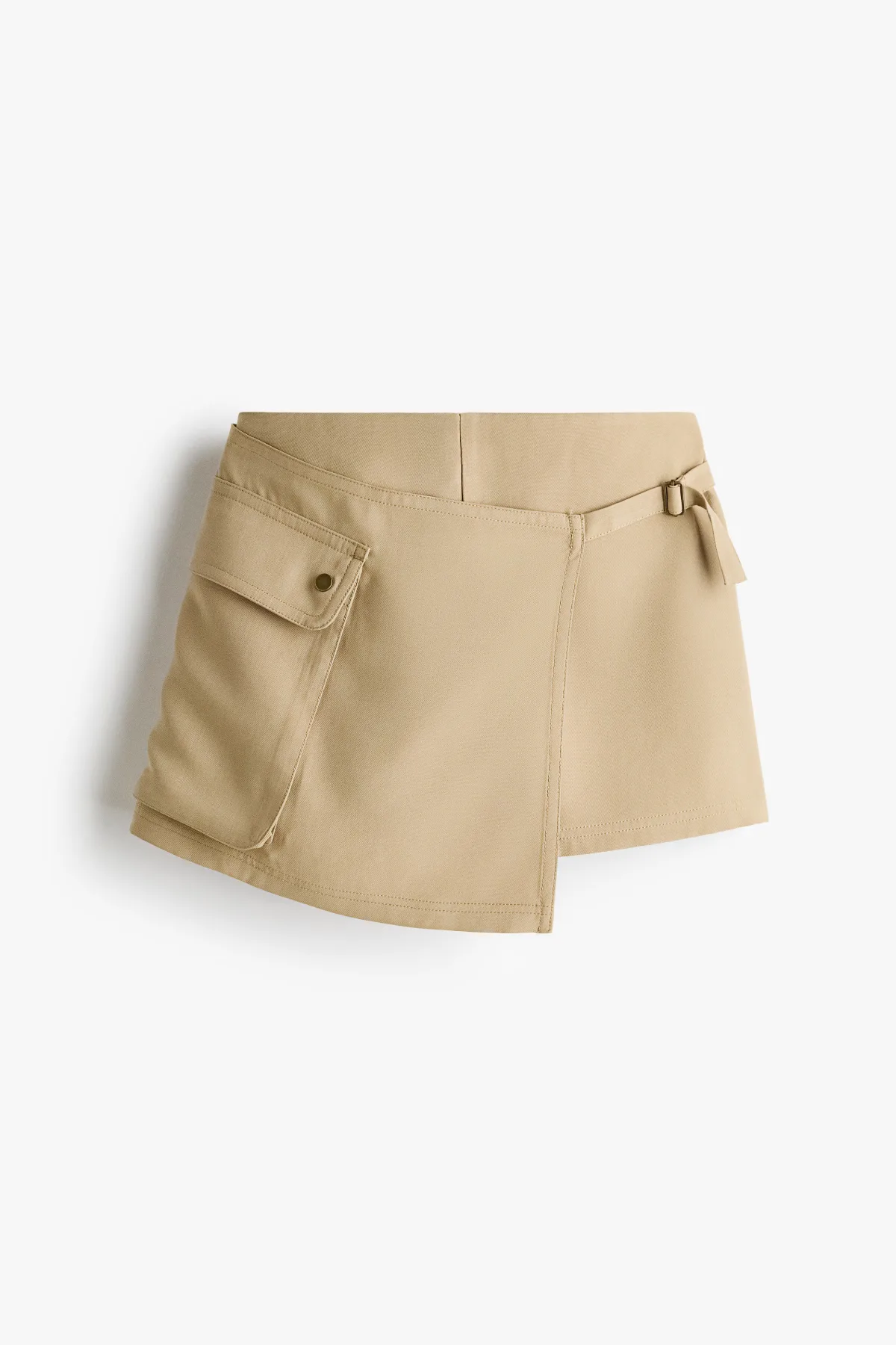 Belt-Detail Wrap Skort by H&M