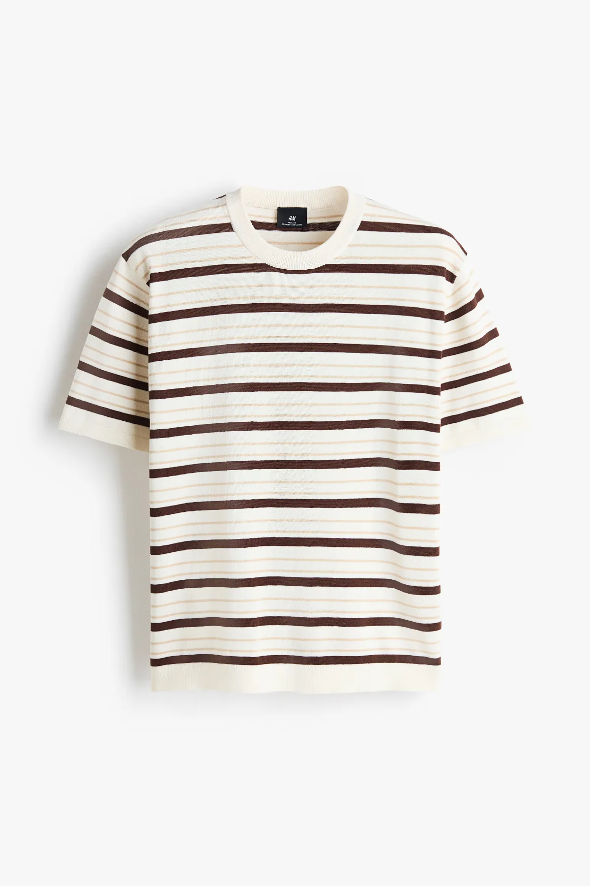 Relaxed Fit Knitted T-Shirt by H&M