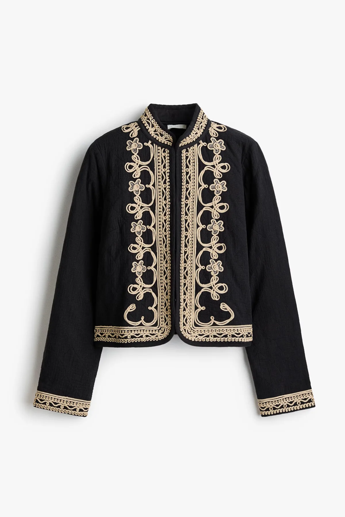 Decorative-Trim Muslin Jacket by H&M