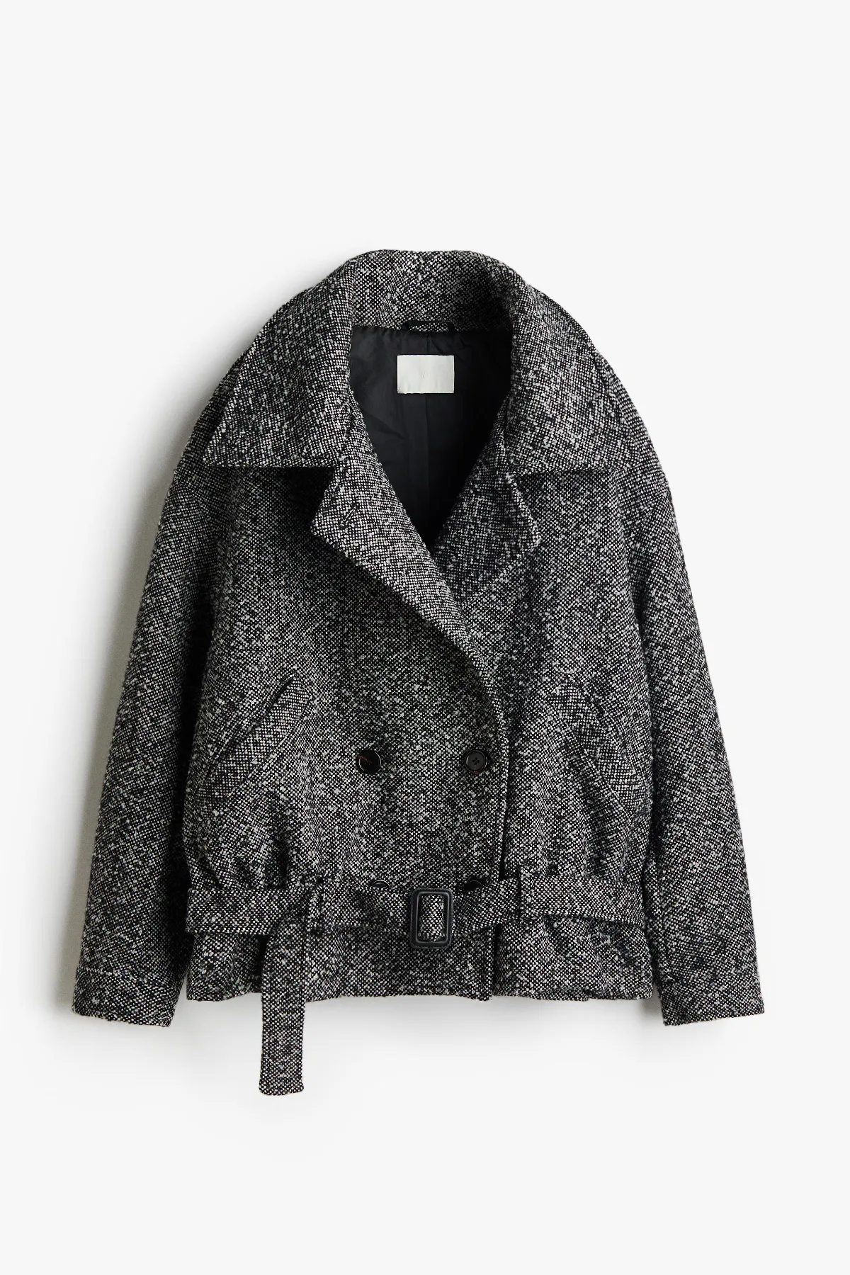 Double-Breasted Wool-Blend Jacket by H&M