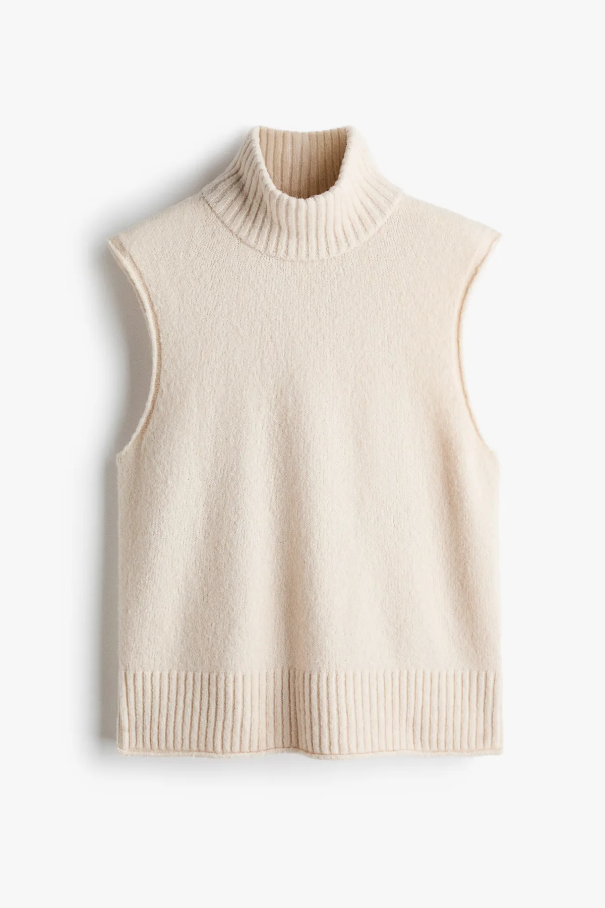 Mock Turtleneck Sweater Vest