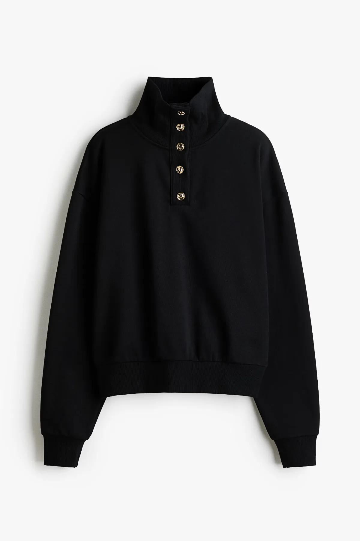 Button-Top Sweatshirt by H&M