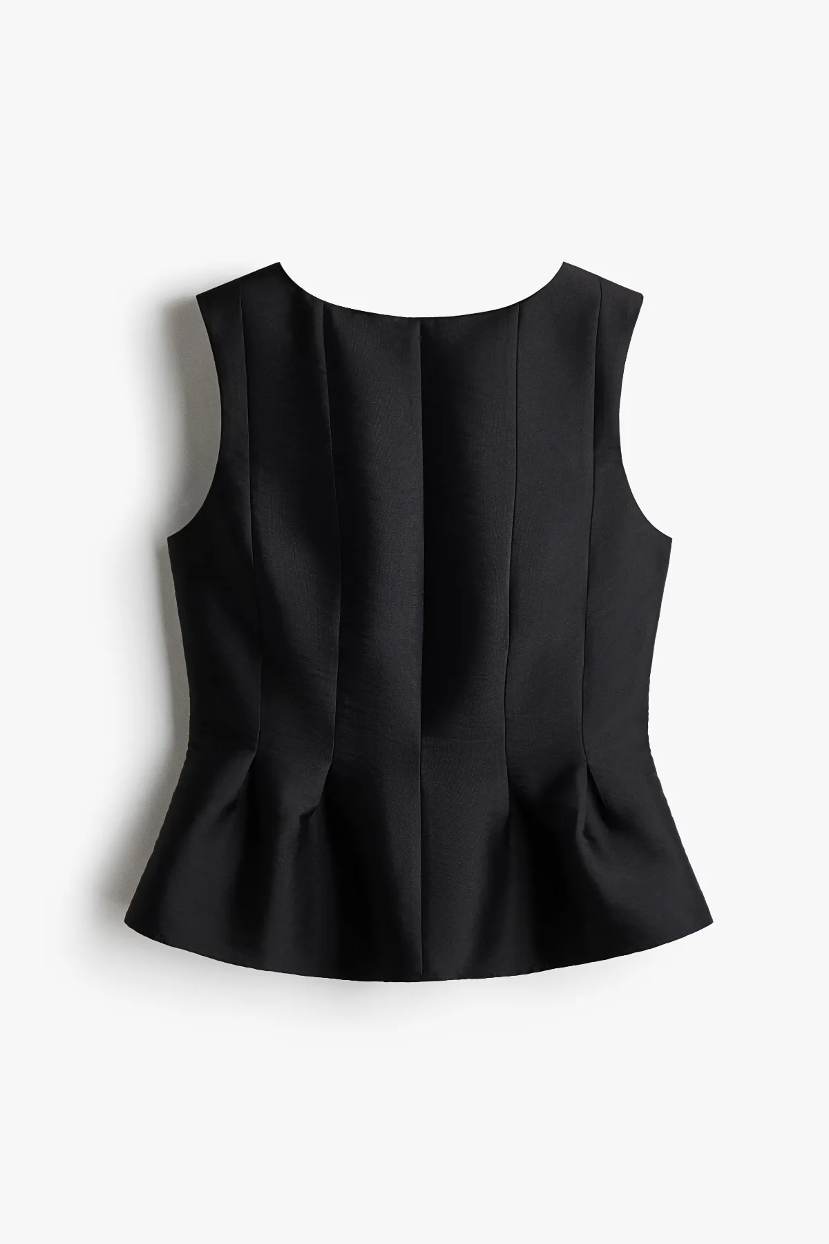 Low-Back Peplum Top