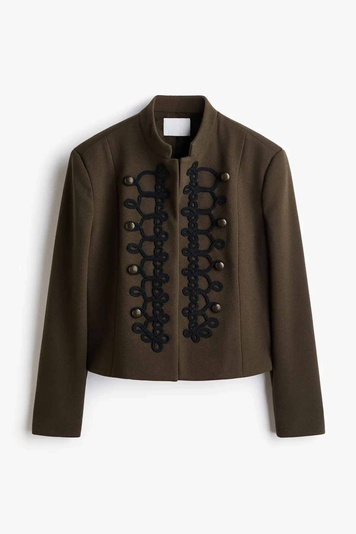 Felted Button-Detail Jacket by H&M