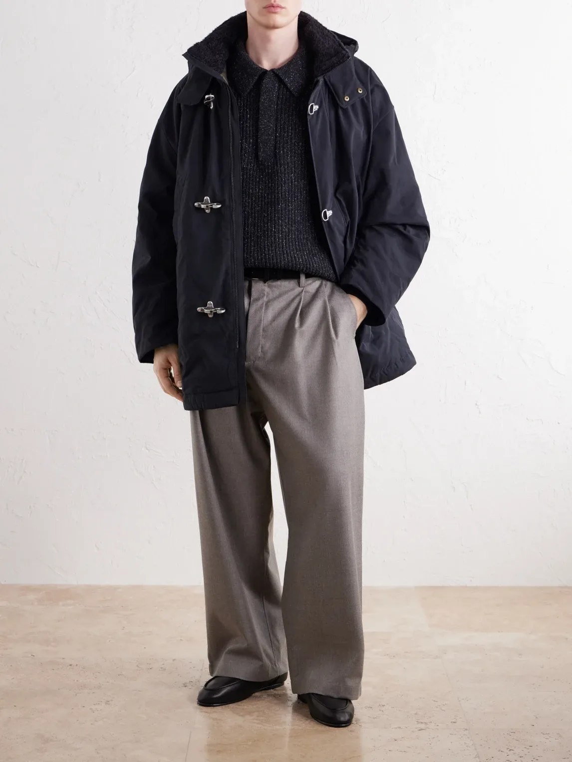 Isaba Padded Cotton, Wool and Mohair-Trimmed Canvas Parka by A Kind of Guise