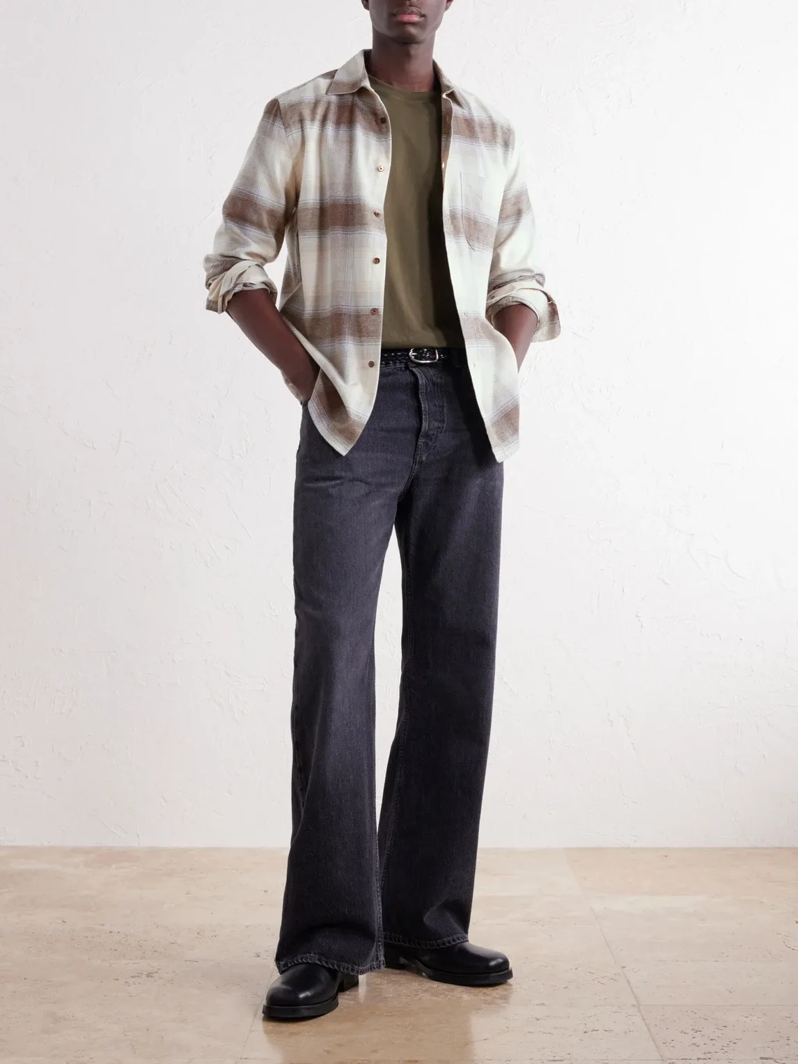 Pantine Checked Cotton-Flannel Shirt by Portuguese Flannel