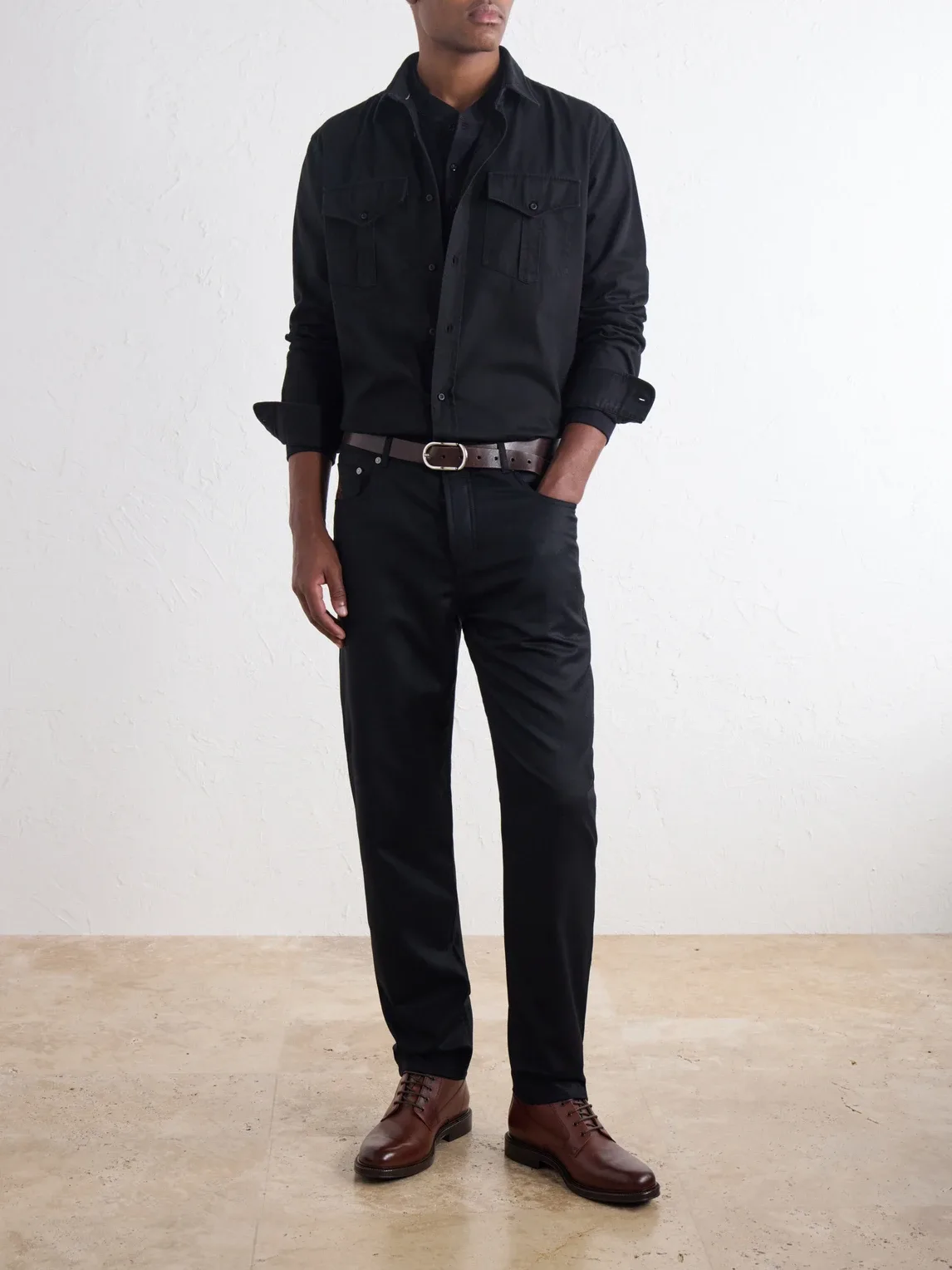 Ribbed Cotton and Modal-Blend Jersey Henley T-Shirt by Brunello Cucinelli
