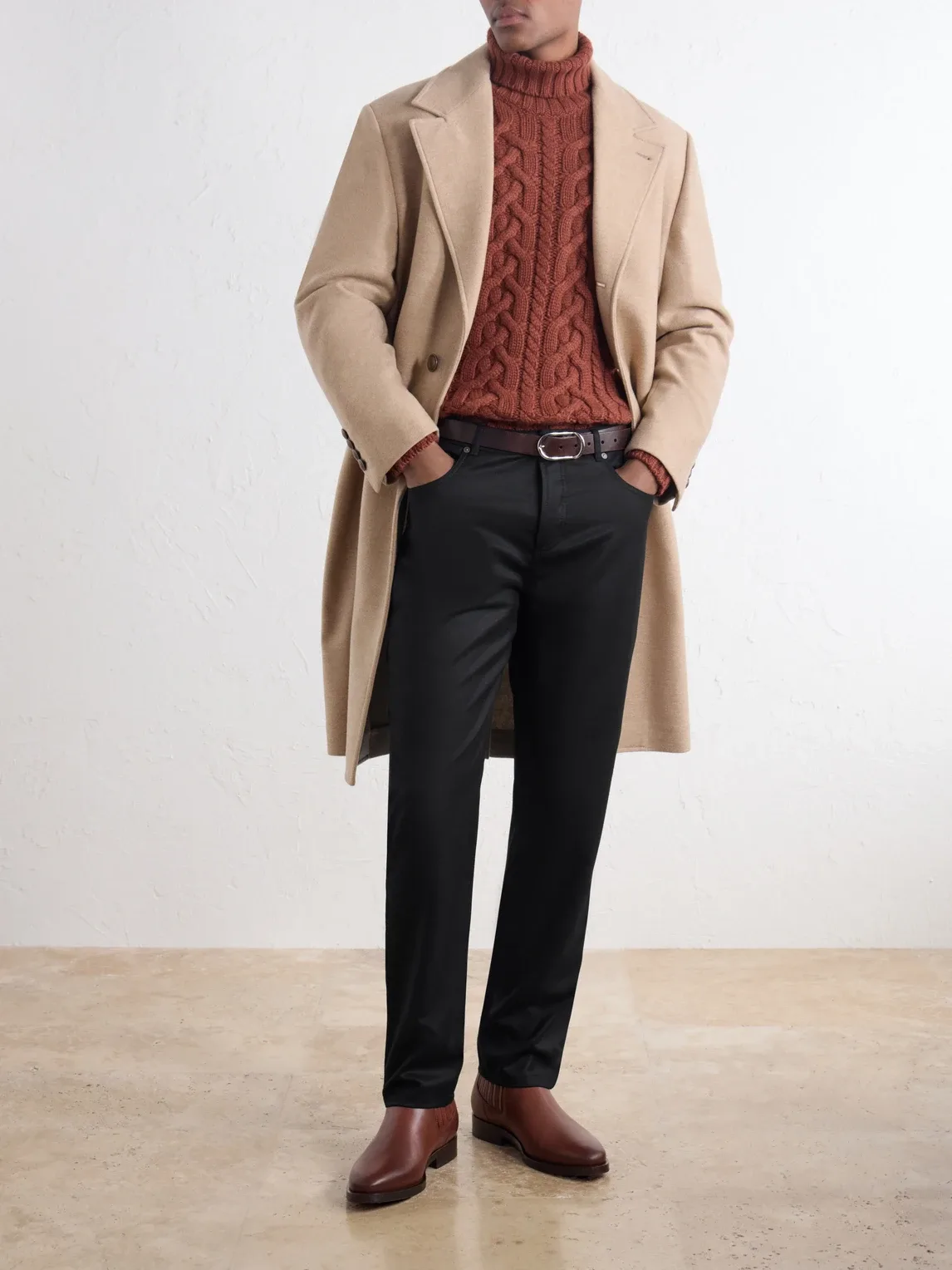 Slim-Fit Logo-Embroidered Virgin Wool Jeans by Brunello Cucinelli