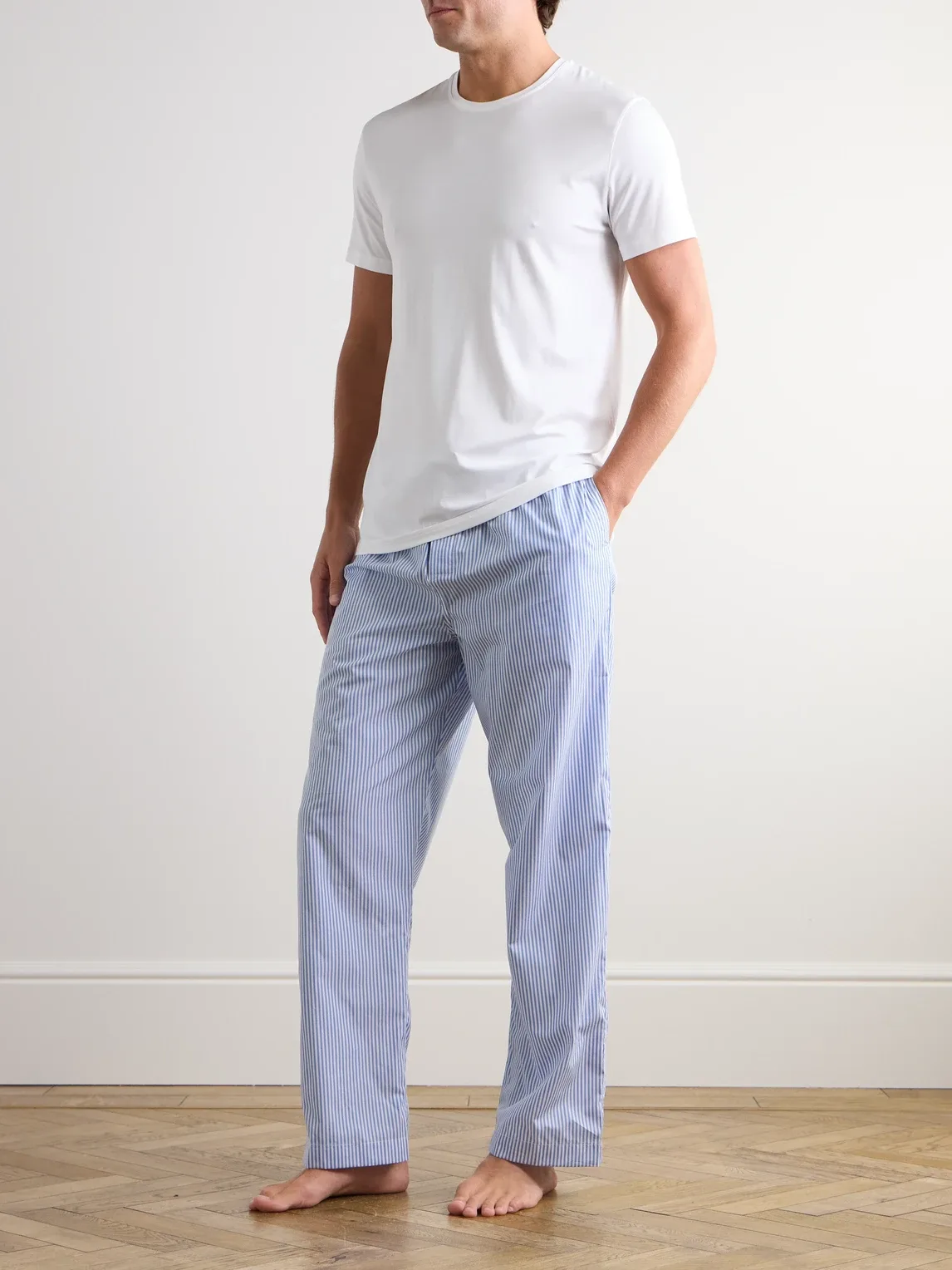 Basel Stretch-Micro Modal Jersey T-Shirt by Derek Rose