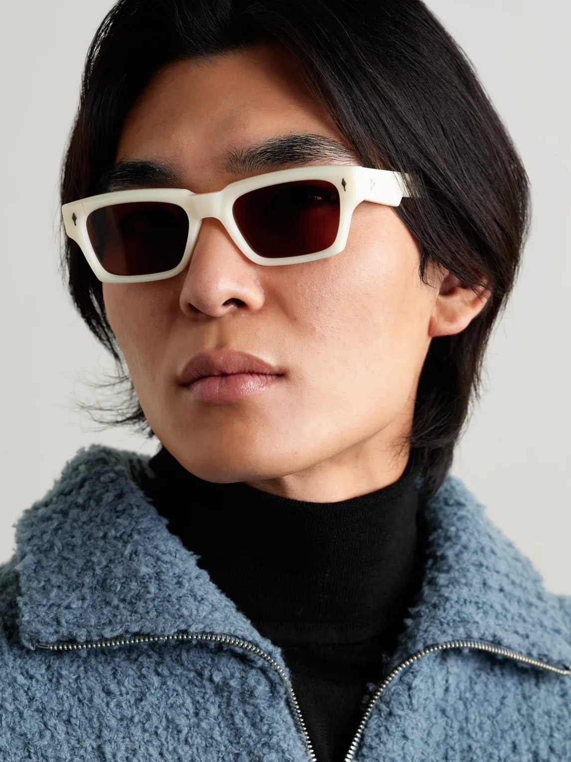 Ashcroft Square-Frame Acetate Sunglasses by Jacques Marie Mage