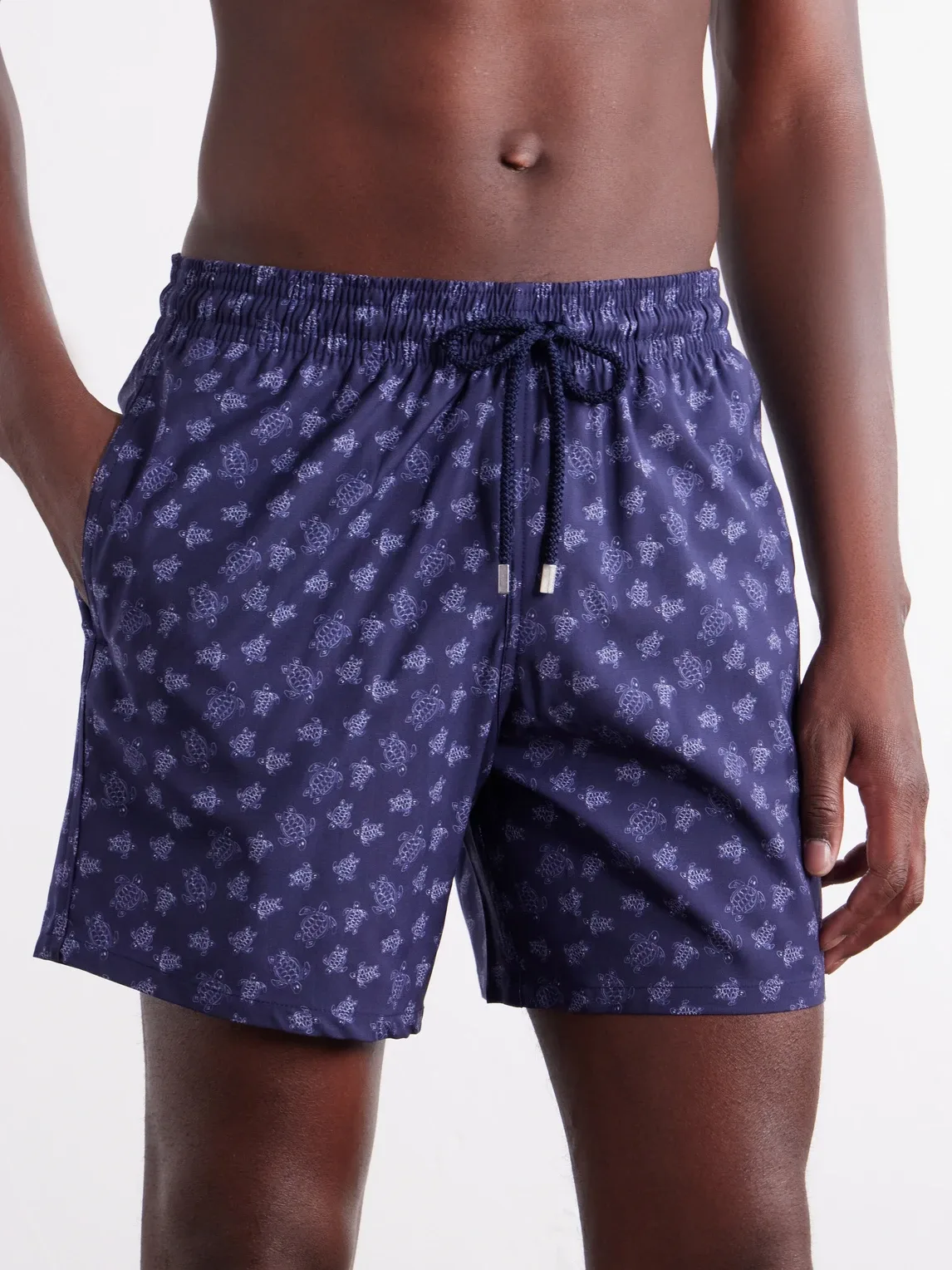 Moopea Straight-Leg Printed Wool-Fresco Swim Shorts