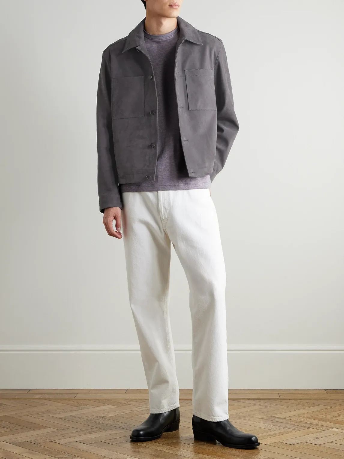 Suede Overshirt by Mr P