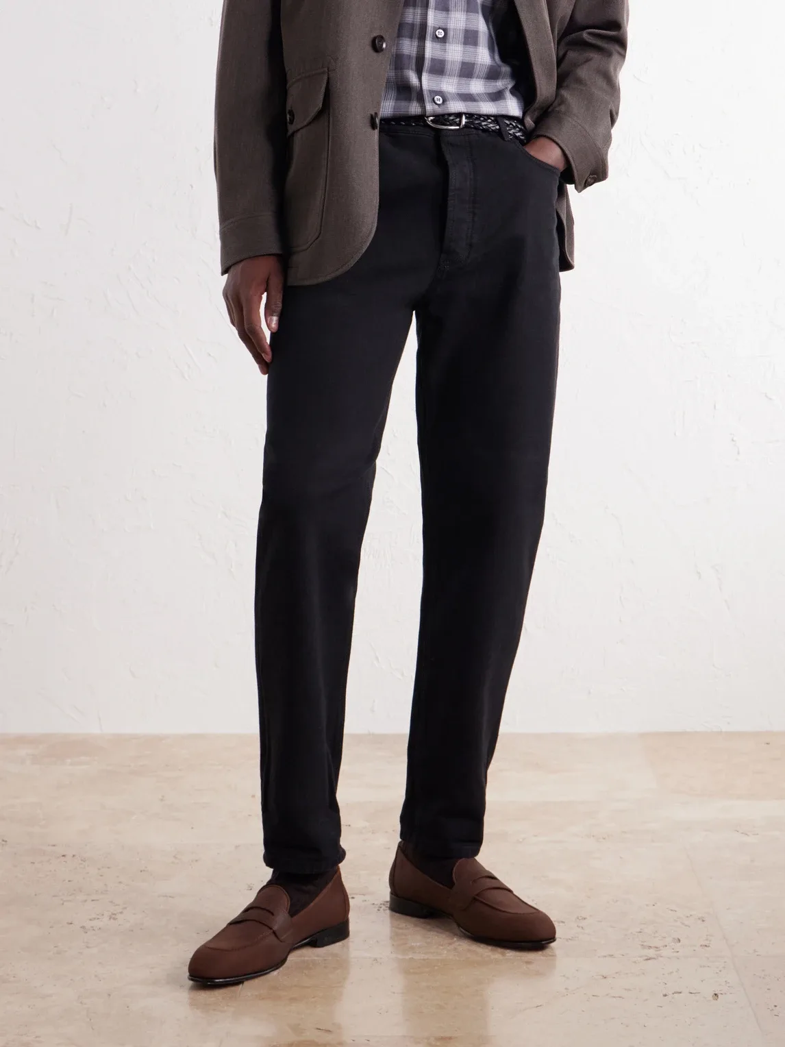 Nubuck Penny Loafers by Brioni