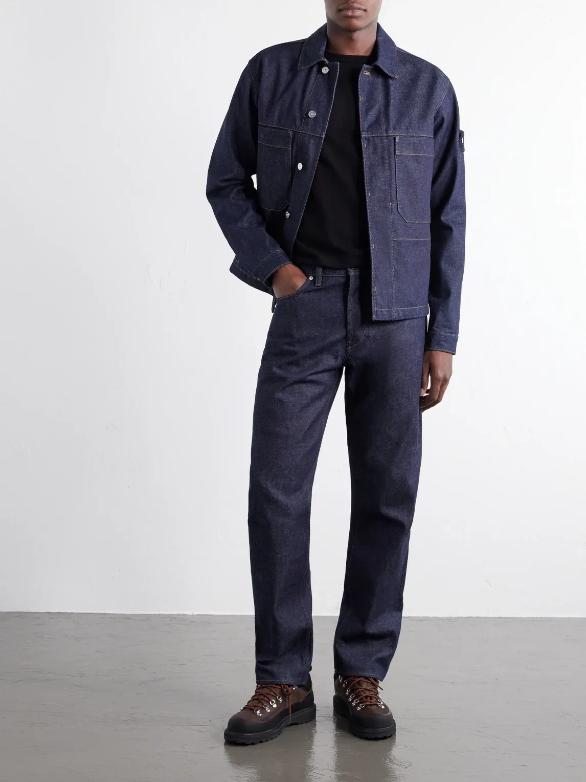 STONE Island DENIM Indigo Raw Jacket by Stone Island