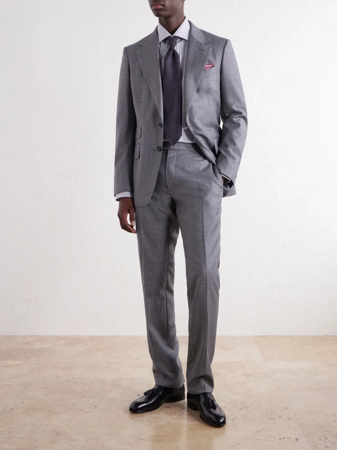 Striped Cotton-Poplin Shirt by Brioni