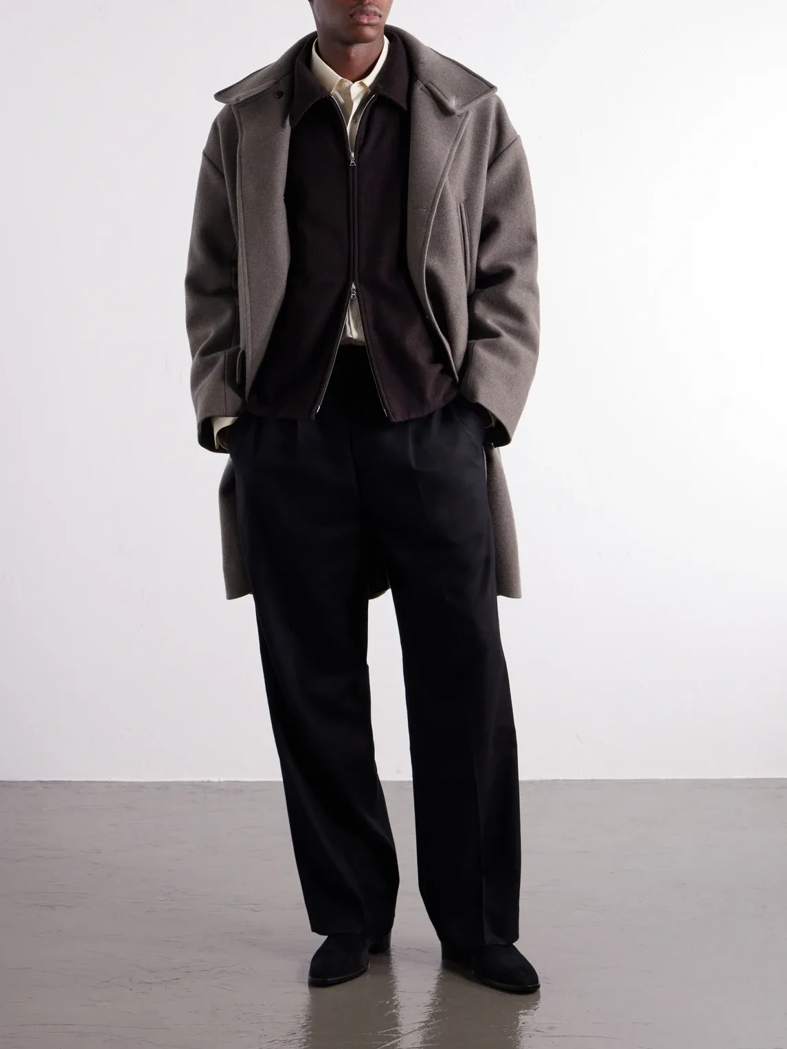 Wool and Cashmere-Blend Felt Blouson Jacket