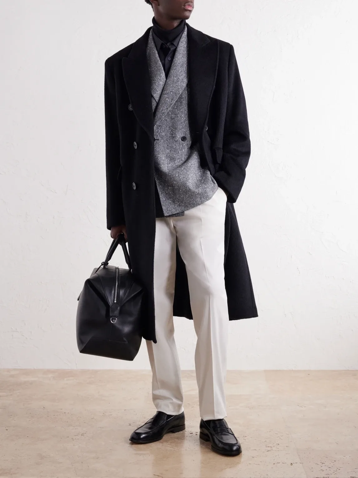 Leather Weekend Bag by Paul Smith